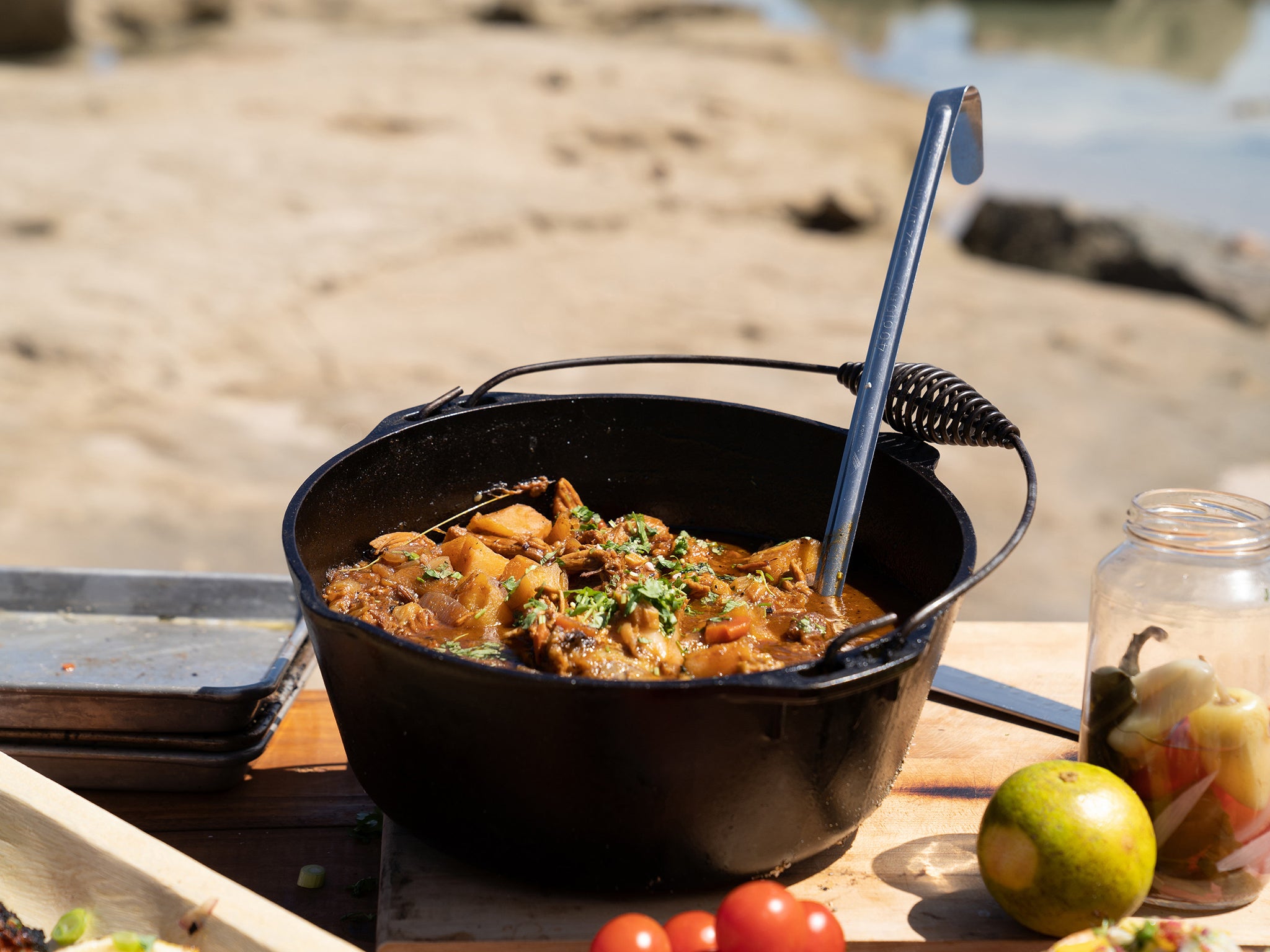 A hearty dish spiced with coffee and chilli