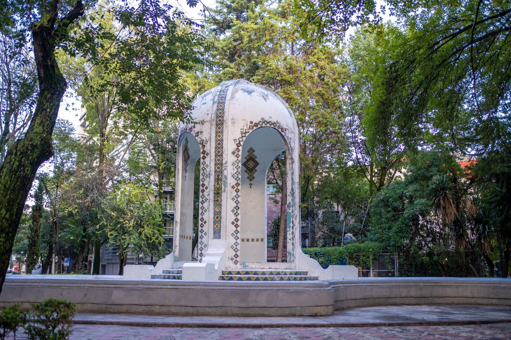 The centre of Plaza Popocatepetl