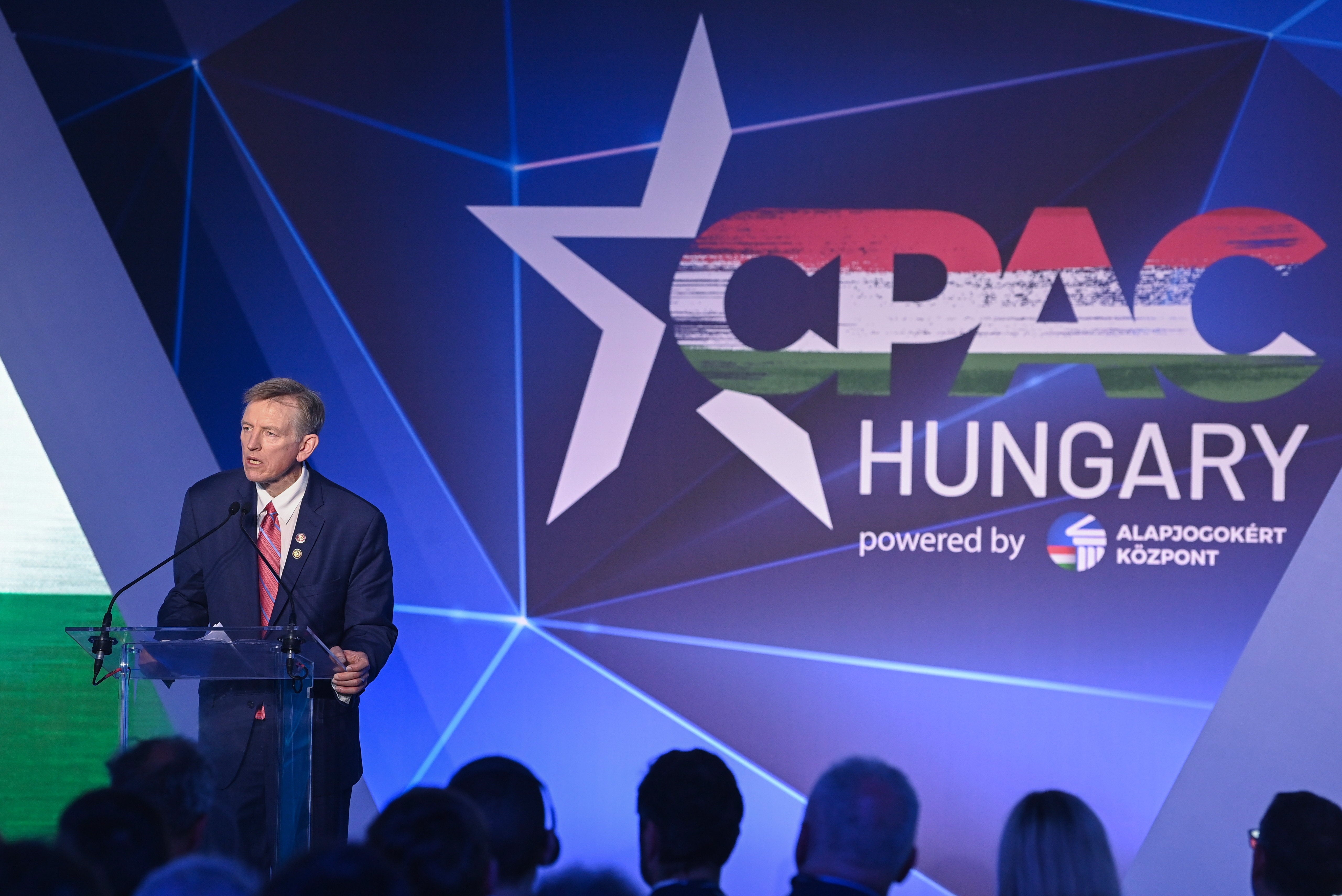 Paul Gosar was one of two members of Congress who joined the Hungarian edition of the far-right Conservative Political Action Conference in May 2023.