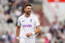 James Anderson set to be named in England Test squad despite groin injury