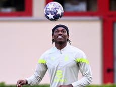 Inter vs AC Milan line-ups: Team news ahead of Champions League semi-final as Rafael Leao to return