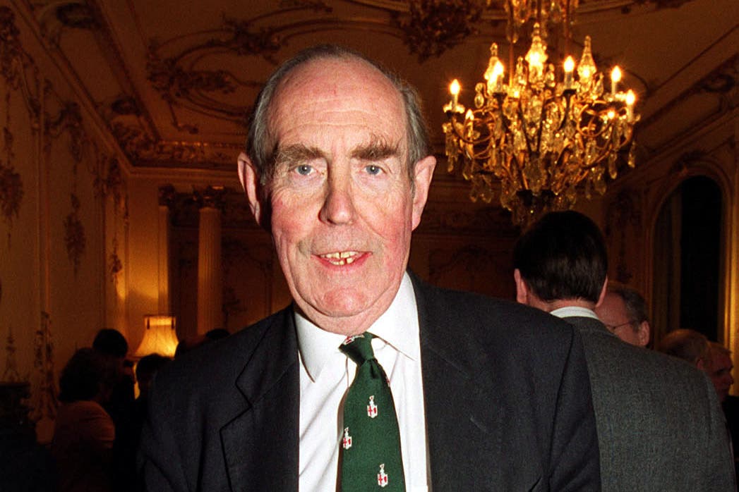 Peter Brooke during a reception at the Irish Embassy in London (Andrew Stuart/PA)