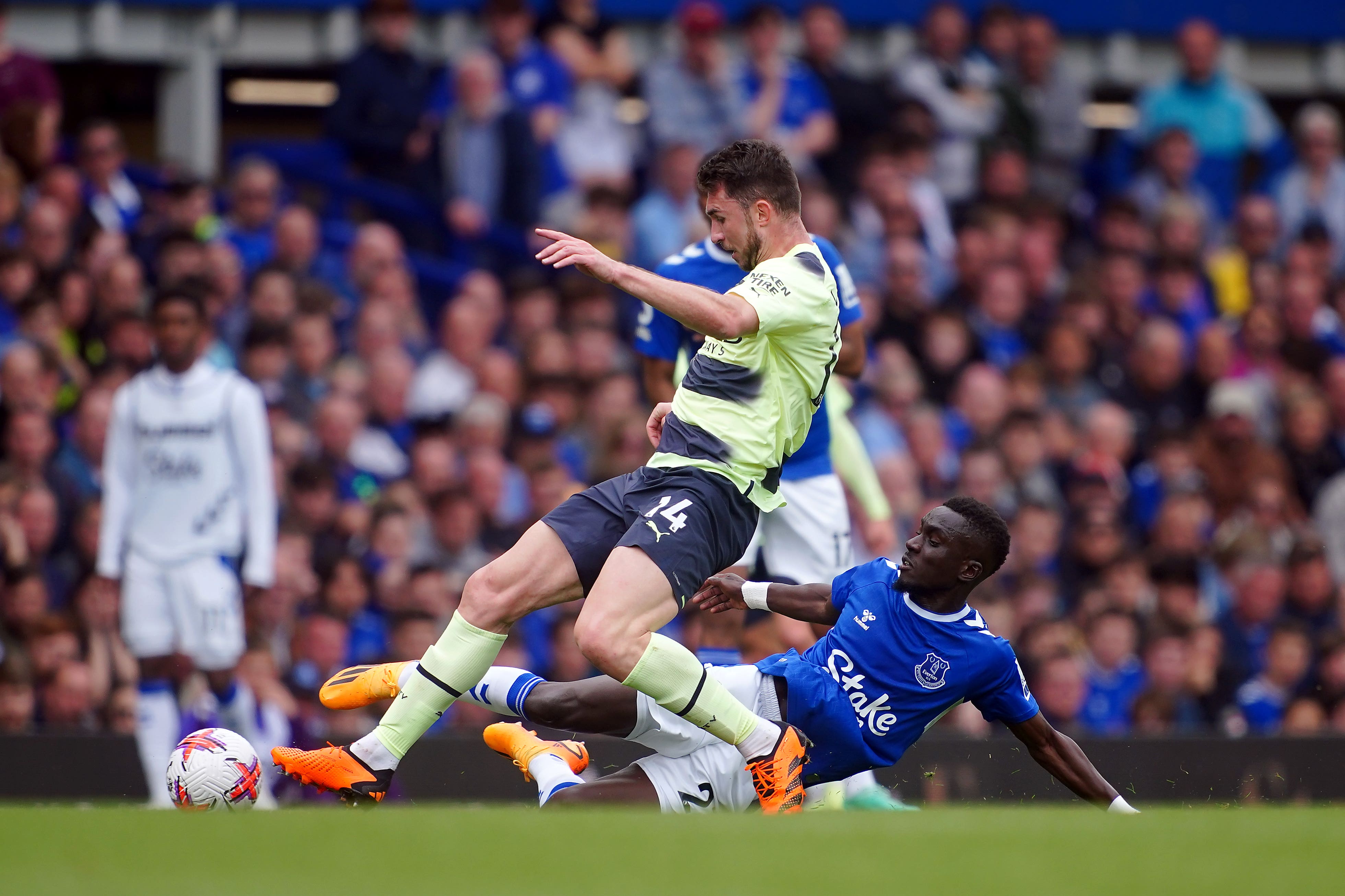 Manchester City defender Aymeric Laporte (Peter Byrne/PA)