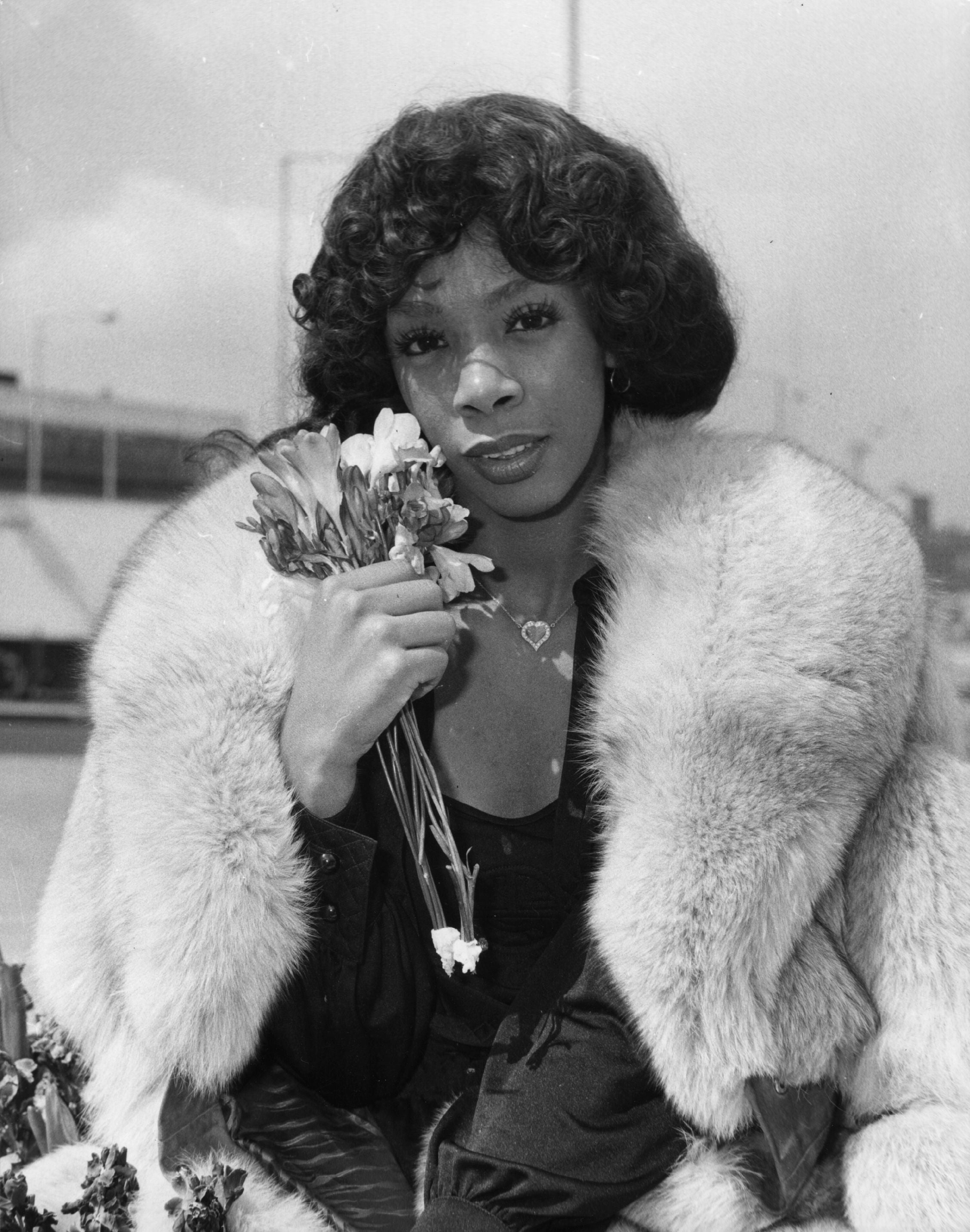 Donna Summer in London after releasing ‘Love to Love You Baby’