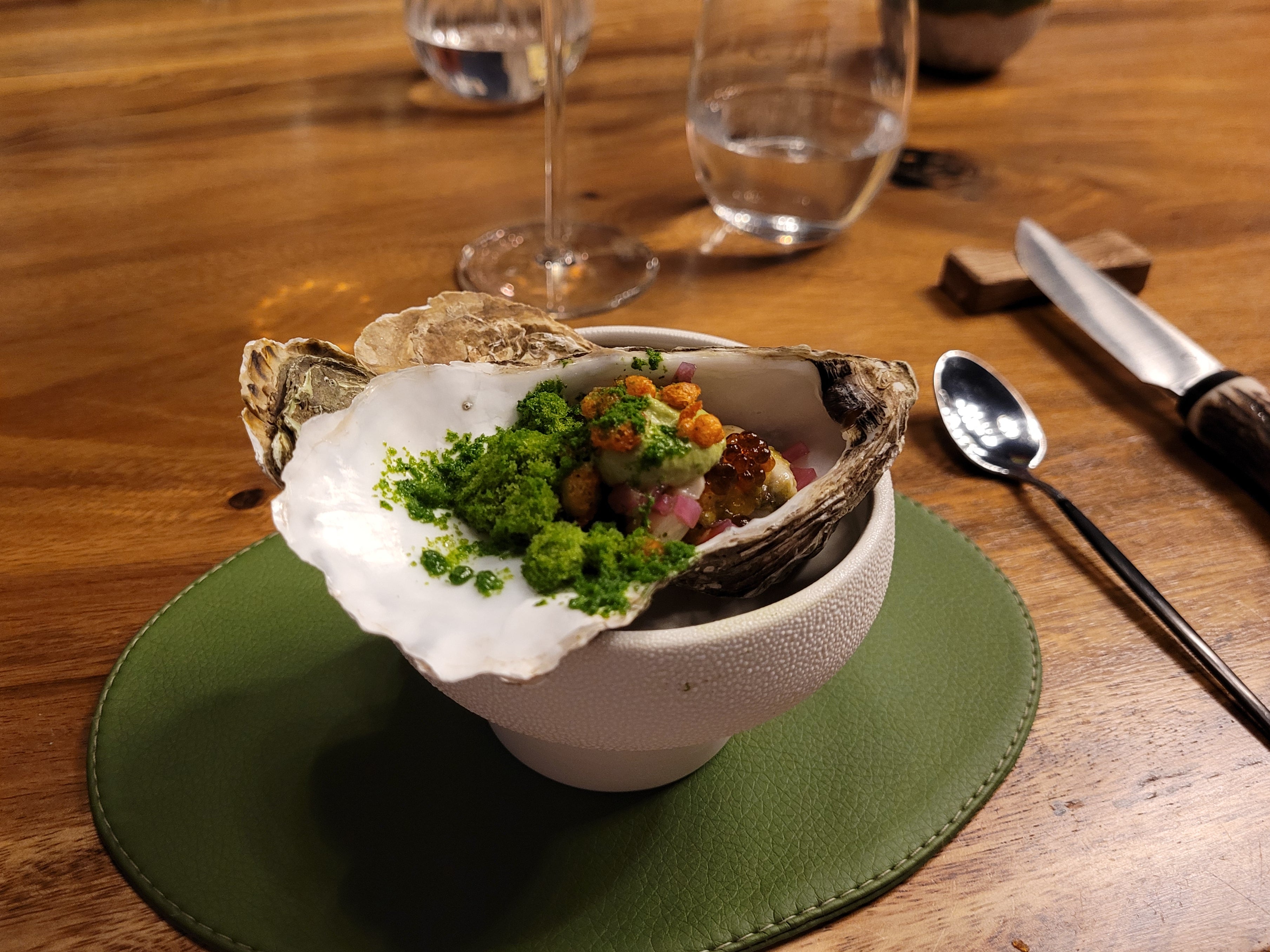 From the tasting menu at Saint-Omer’s Restaurant Bacôve