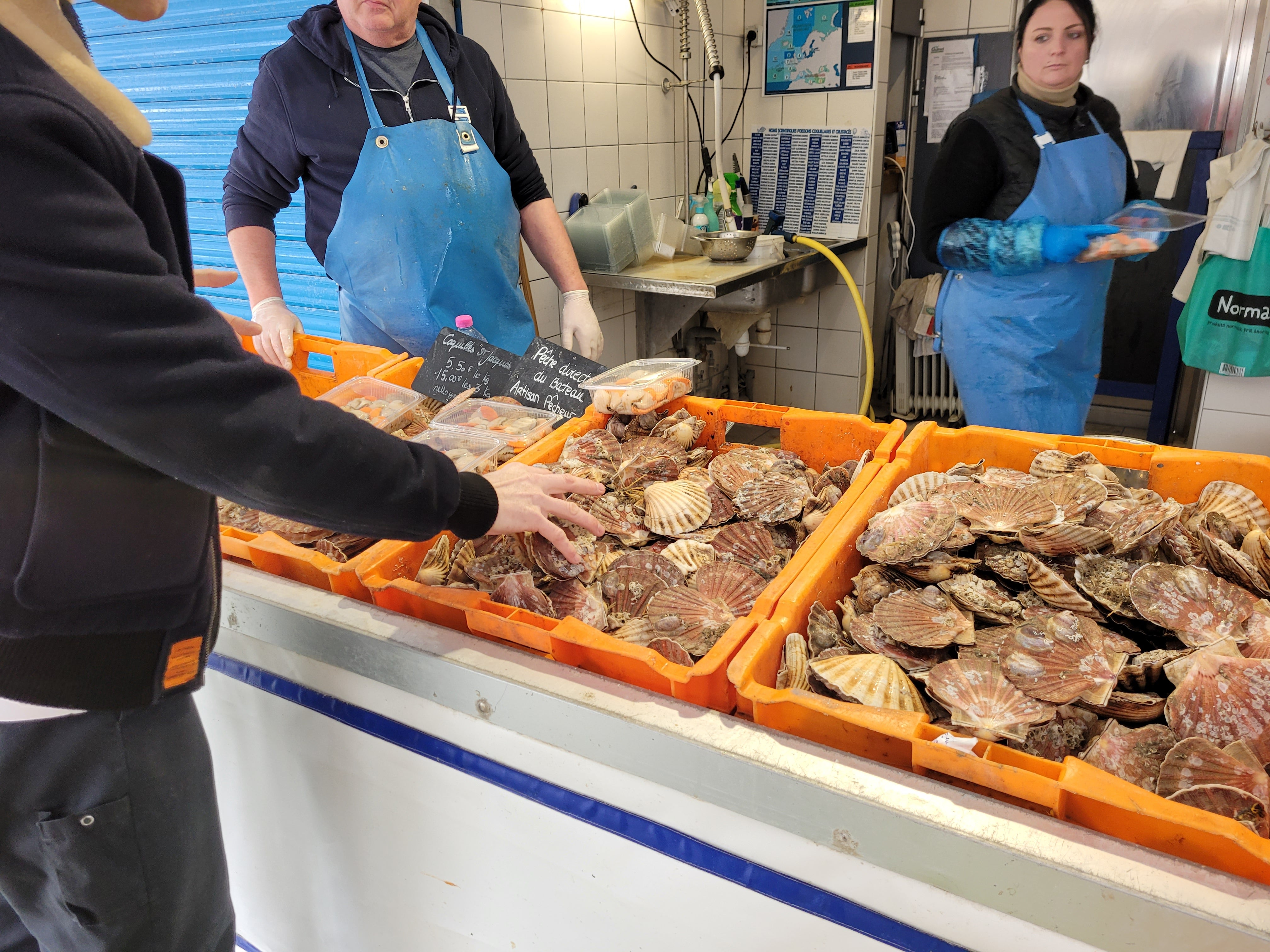 Seafood doesn’t get fresher than at Boulogne-sur-Mer’s market