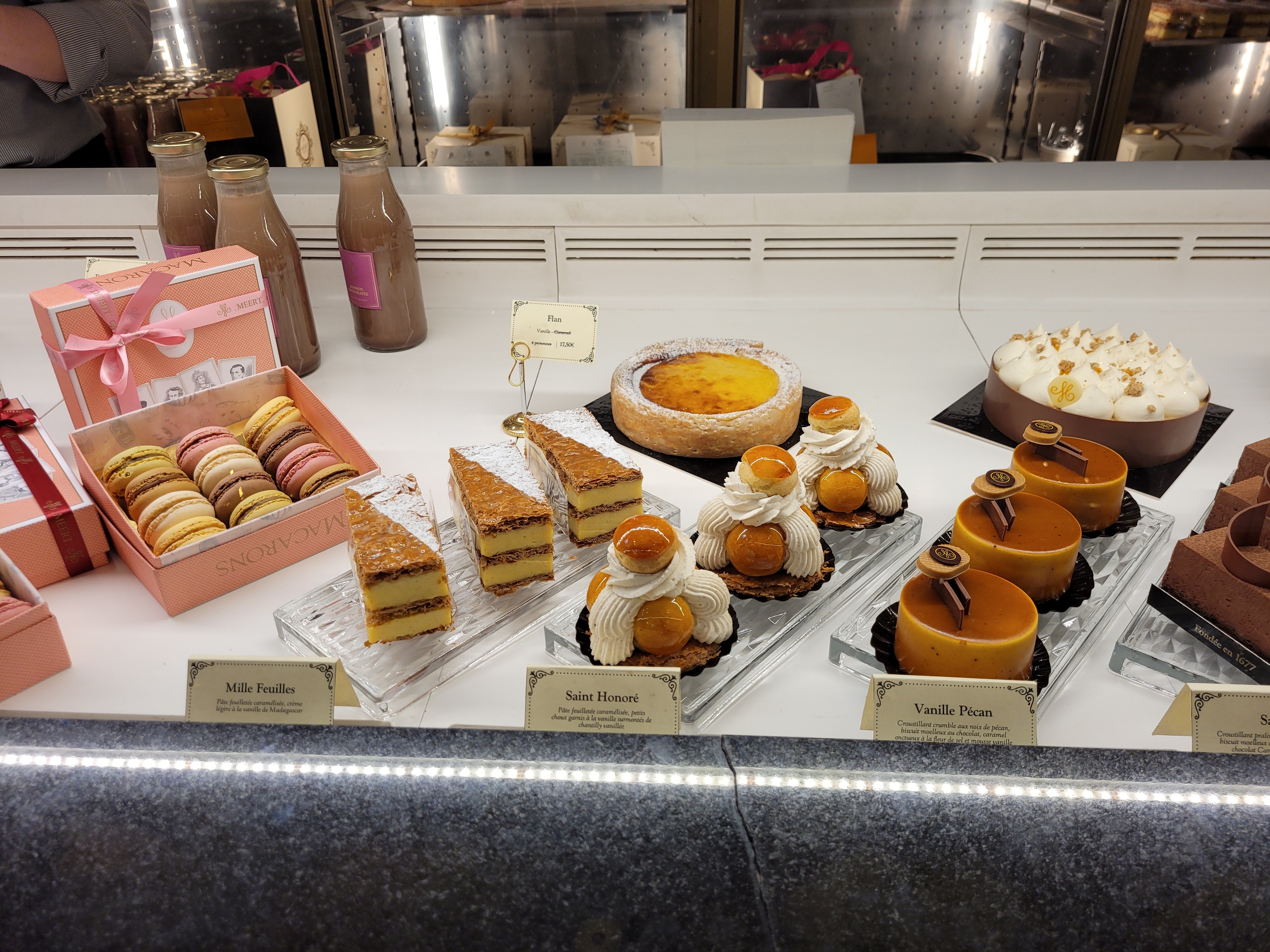 Meert’s array of patisserie