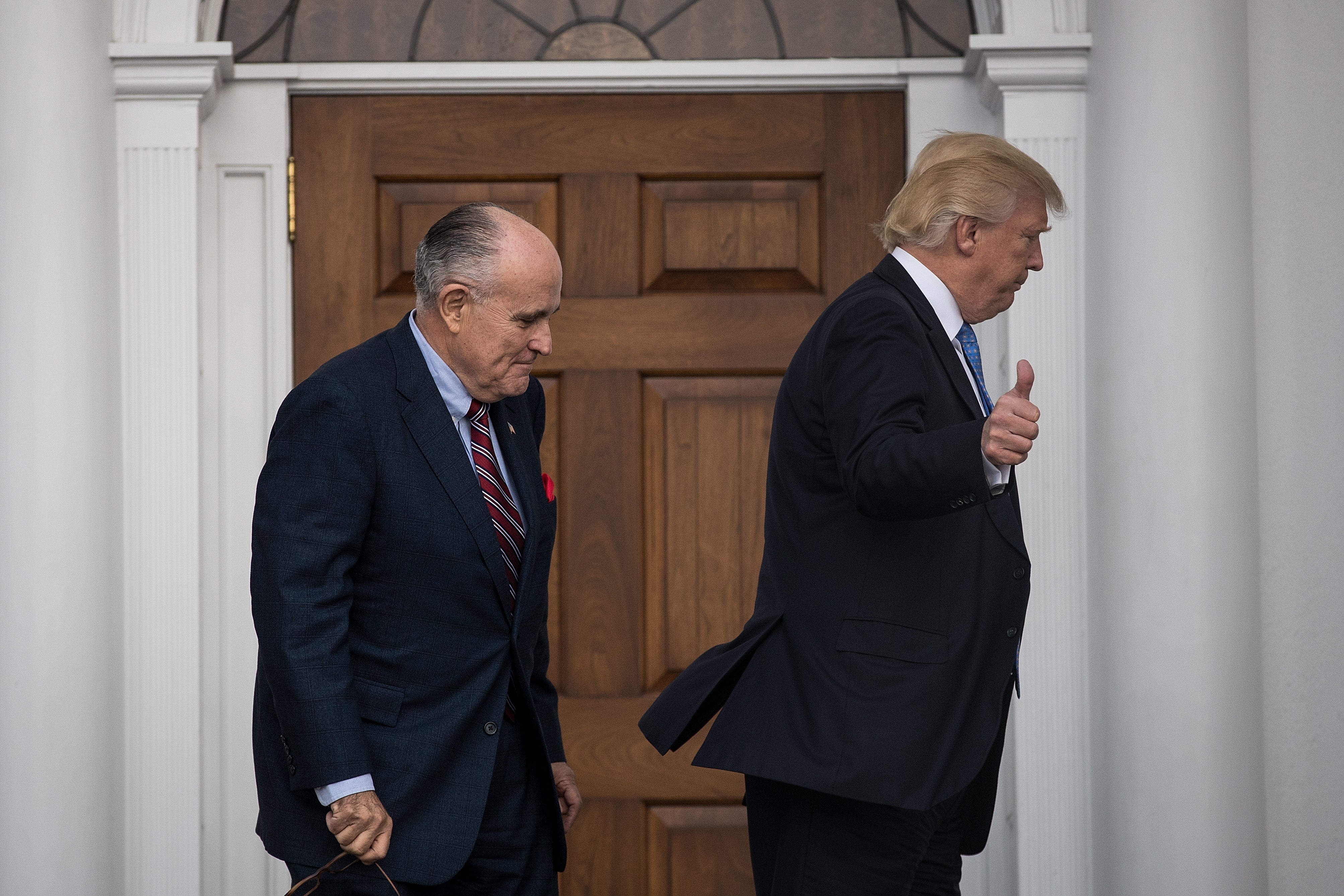 Rudy Giuliani and Donald Trump