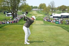 PGA Championship tee times and featured groups including Rory McIlroy and Jon Rahm