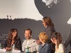 Johnny Depp arrives at Cannes press conference 42 minutes late