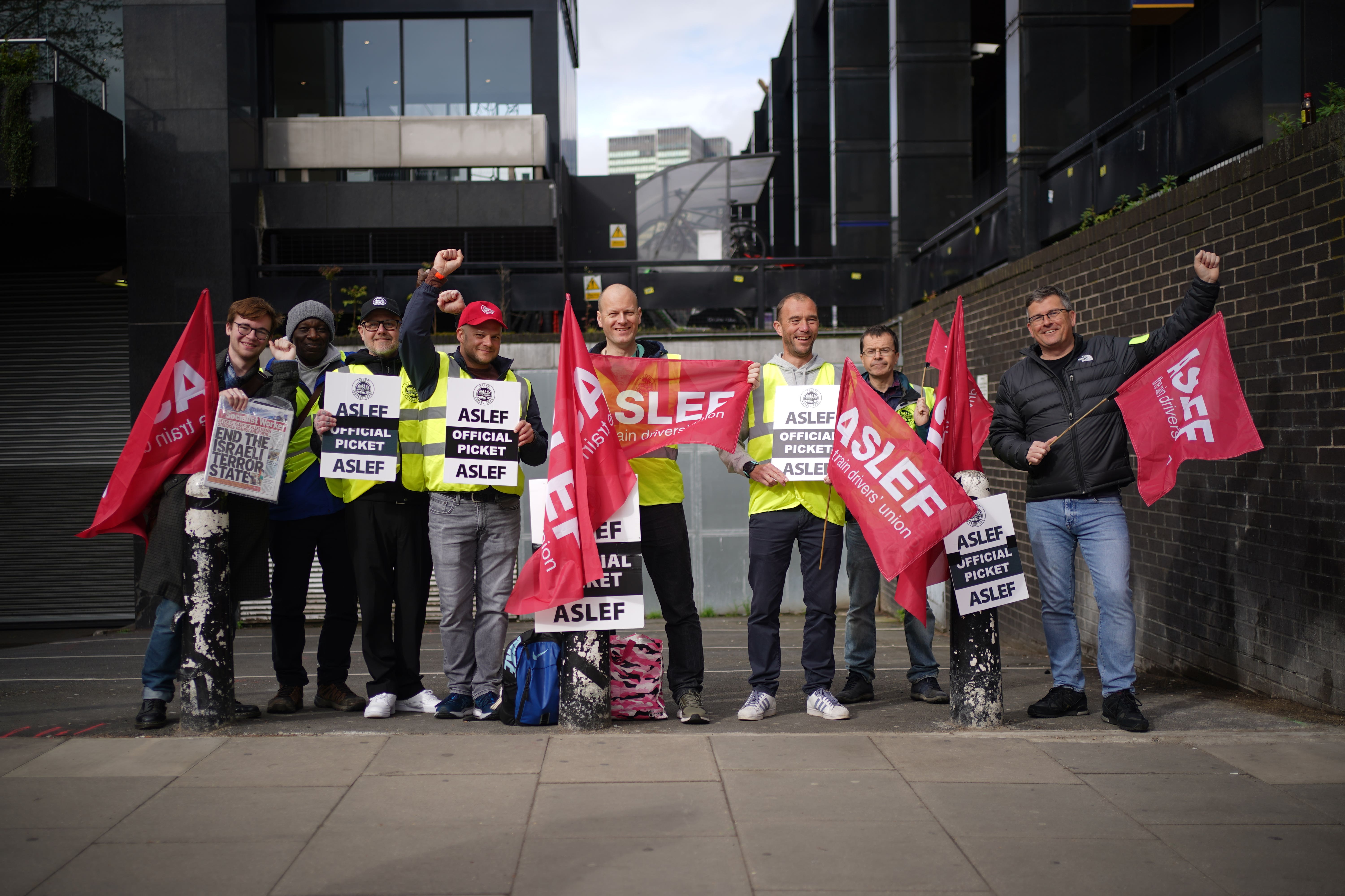 Aslef said it had negotiated a deal ‘which modernises the railway in Wales’ (Yui Mok/PA)