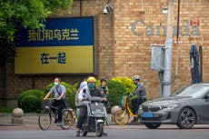 China asks embassies to avoid 'propaganda' in apparent reference to pro-Ukrainian displays