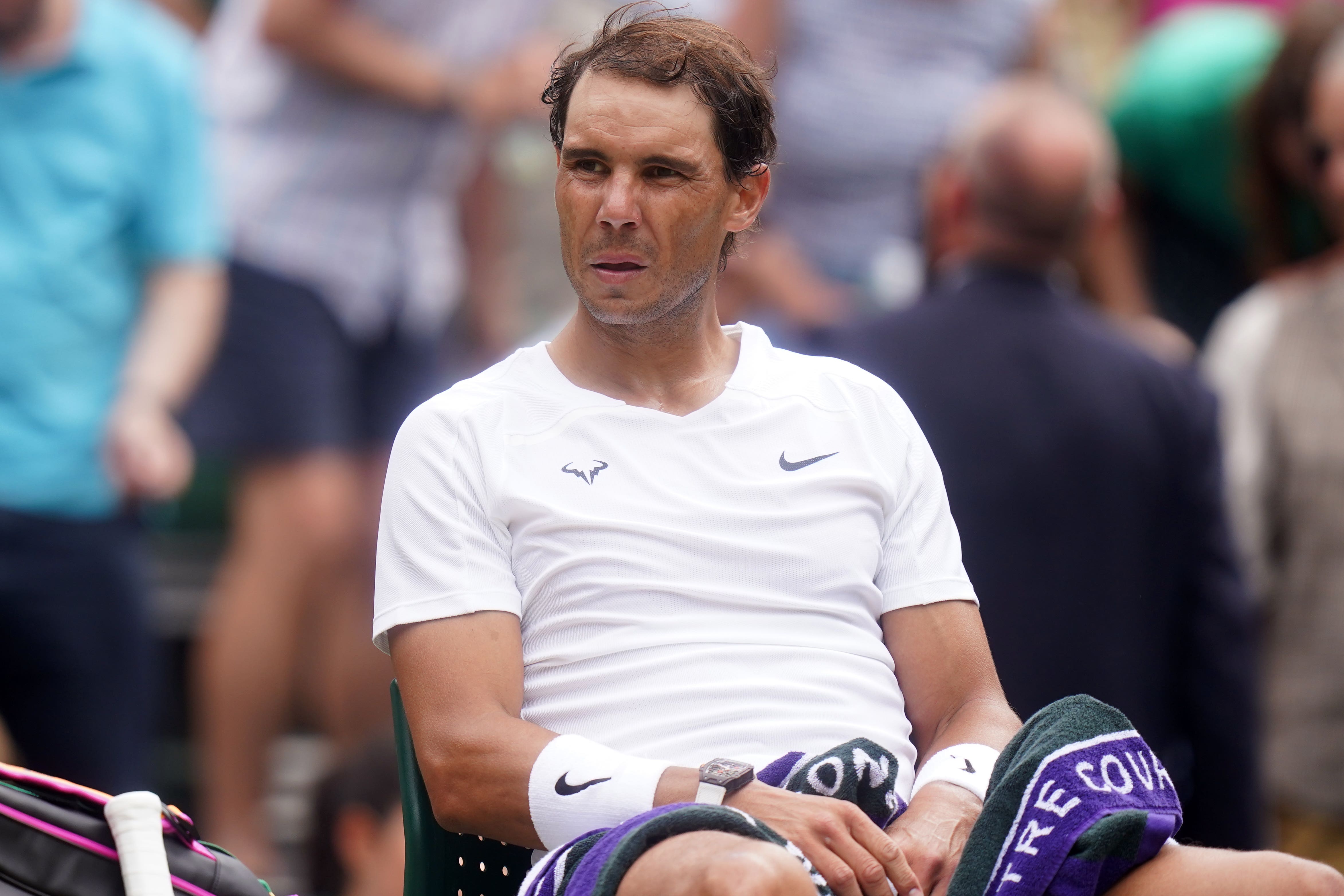 Rafael Nadal suffered a hip injury at the Australian Open (Adam Davy/PA)