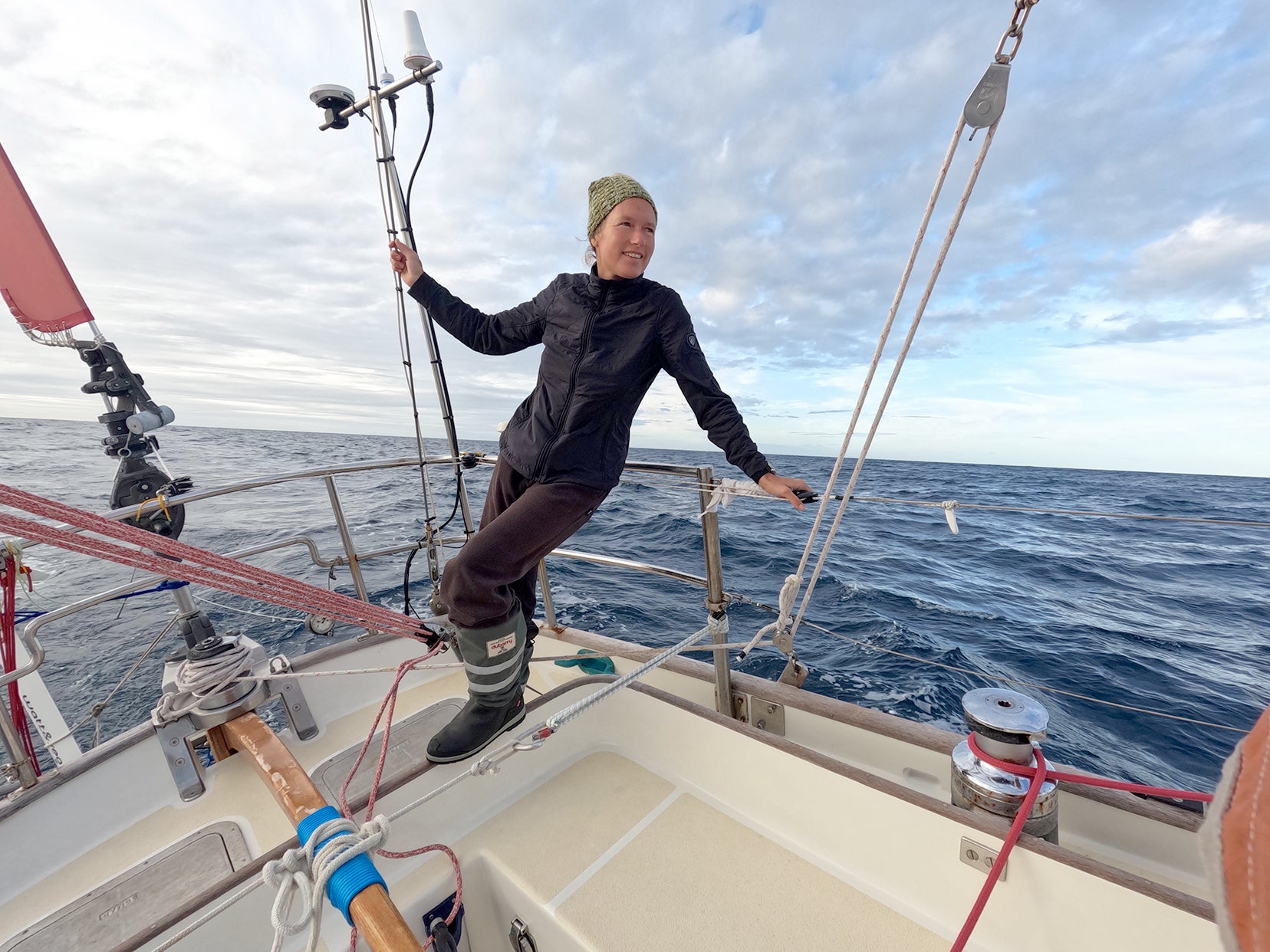 ‘I was enjoying my solitude,’ Neuschafer says of her time at sea