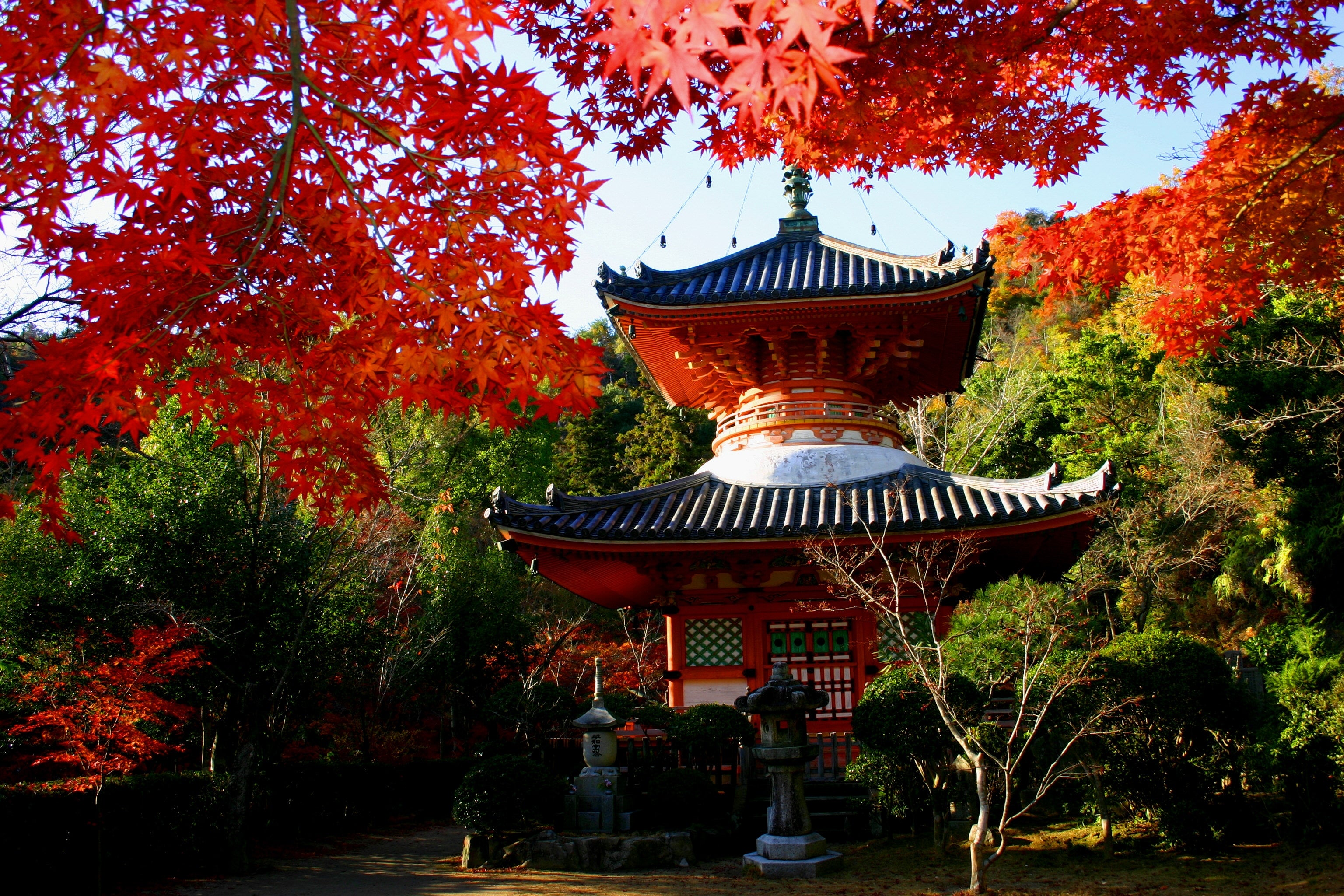 The Tahoto Pagoda at Mitaki Temple