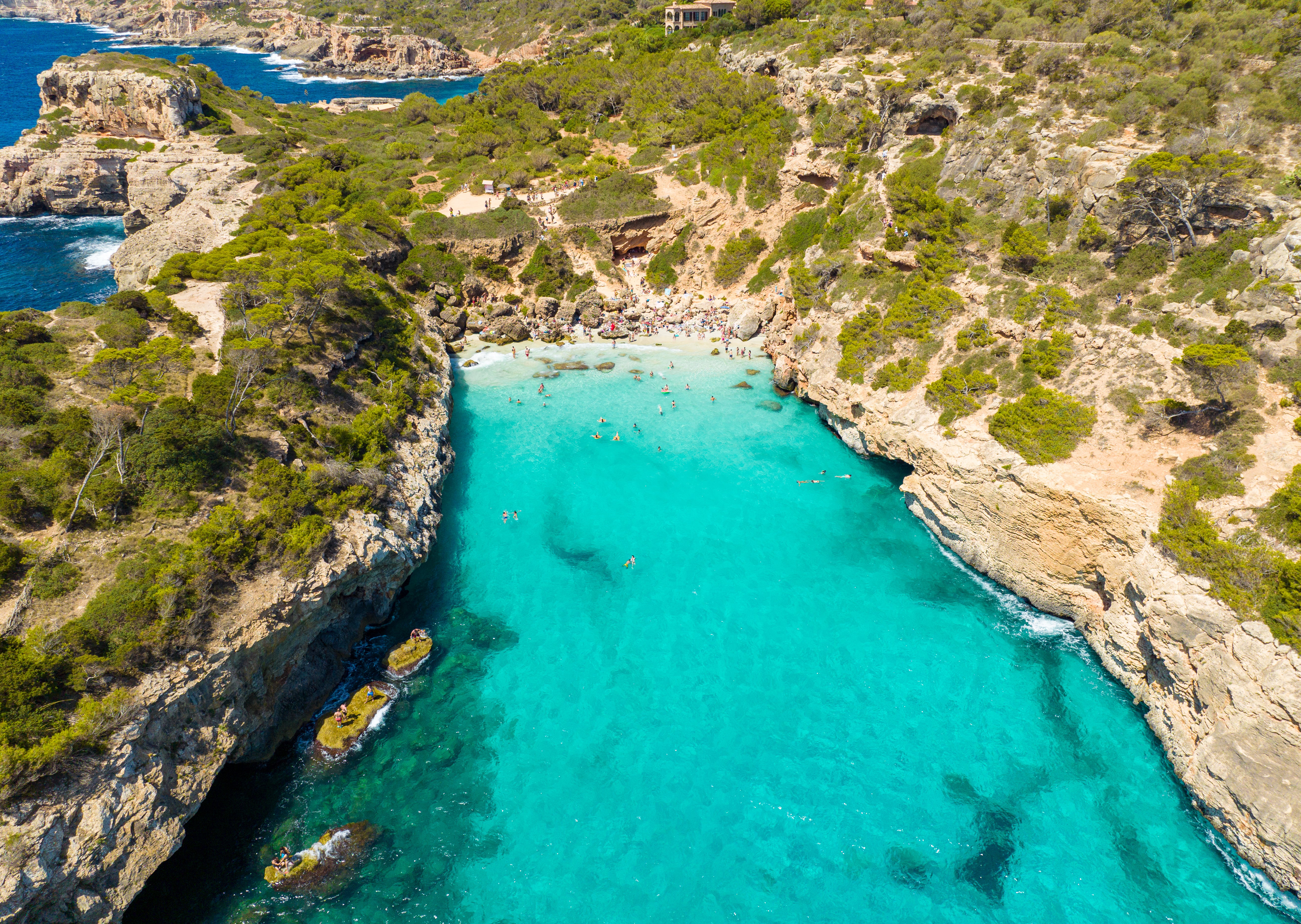 Beach of Calo des Moro, Mallorca, Spain