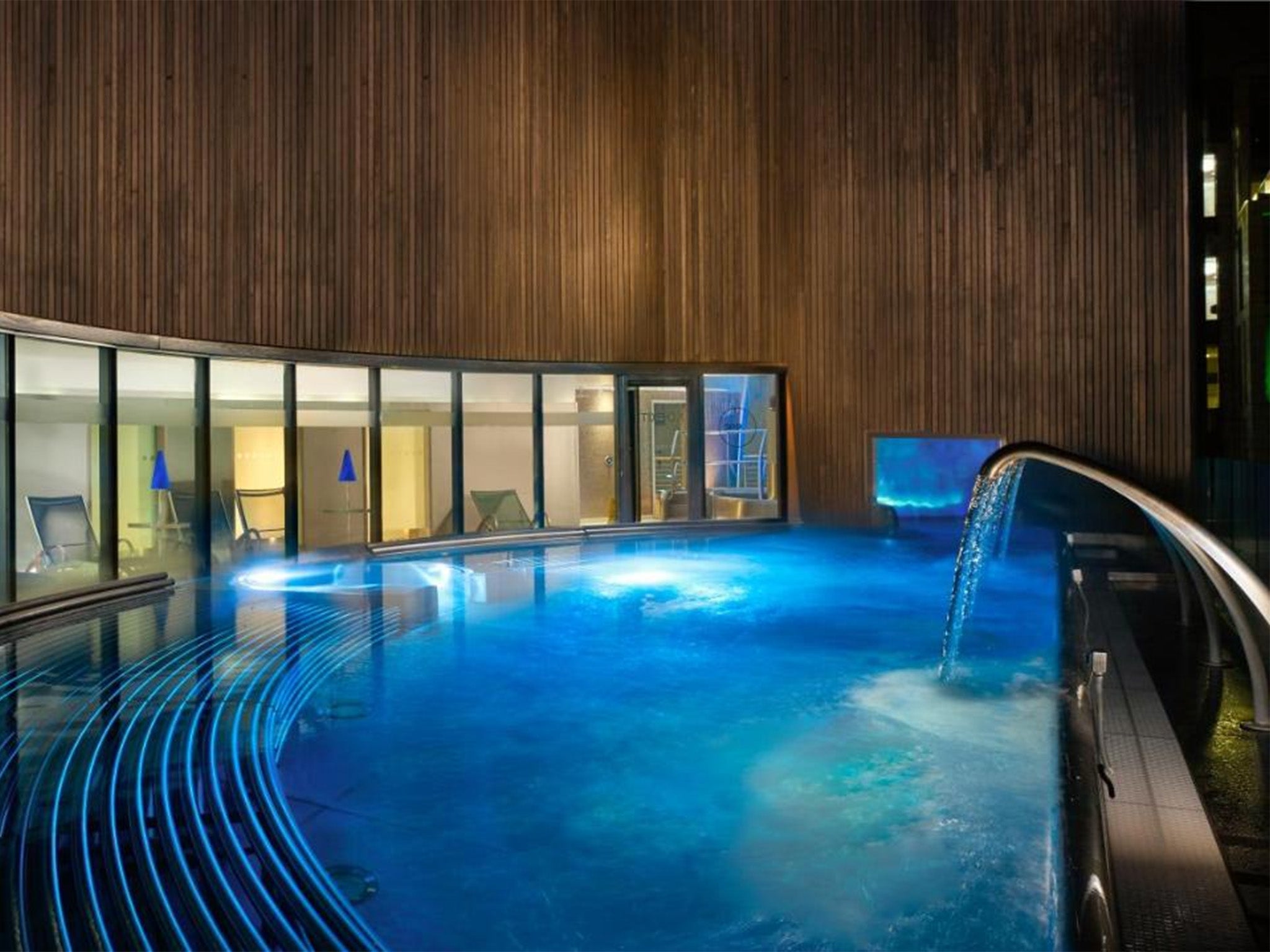 Sink into the Sheraton’s hydropool before a trip to the bio sauna