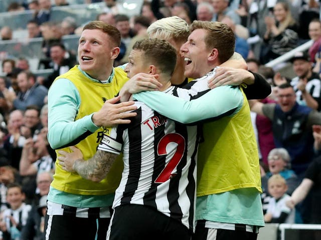 <p>Kieran Trippier was instrumental as Newcastle beat Brighton and all but secured Champions League football </p>