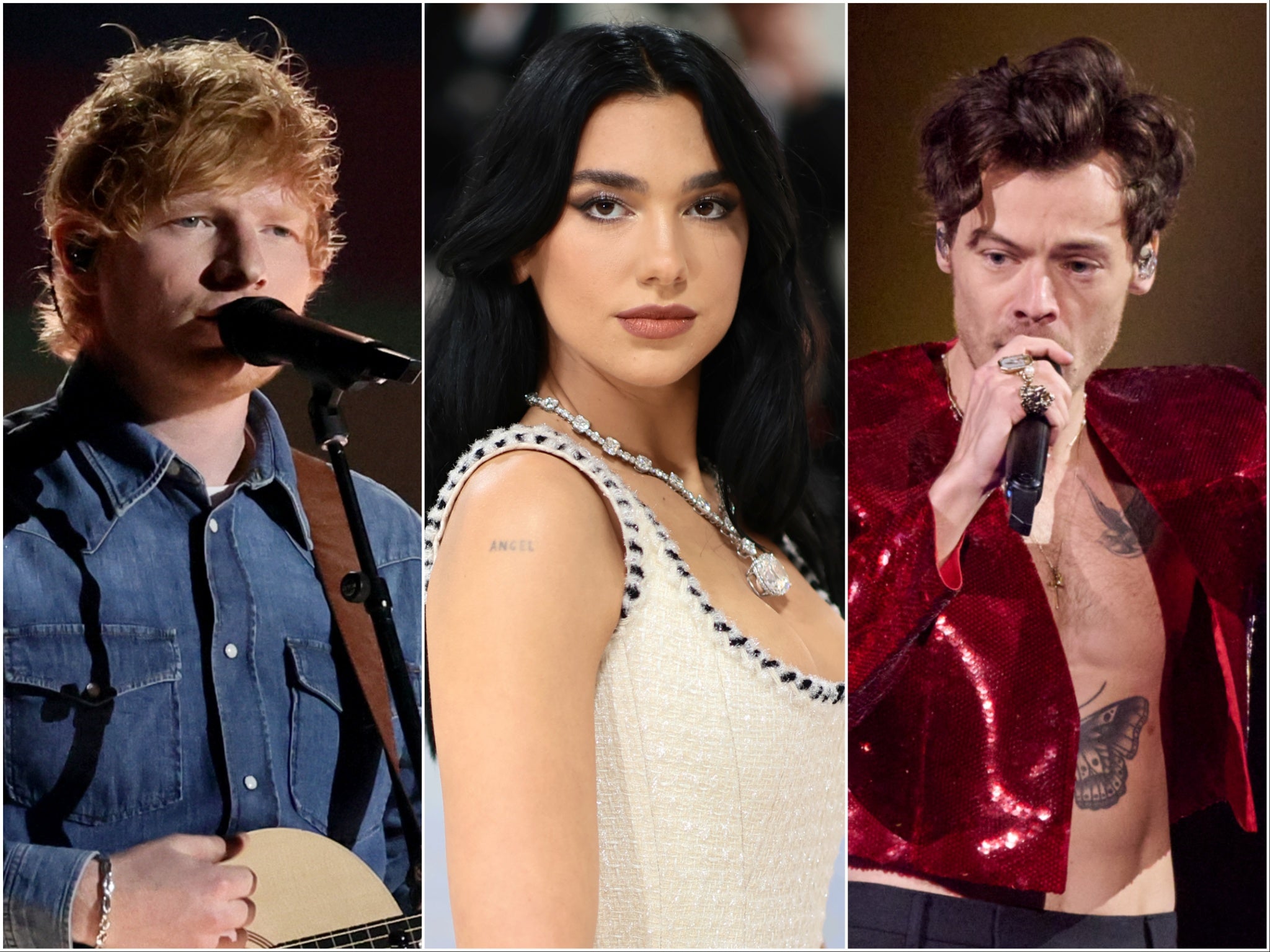 From Ed Sheeran to Dua Lipa: the richest musicians and celebrities under the age of 35