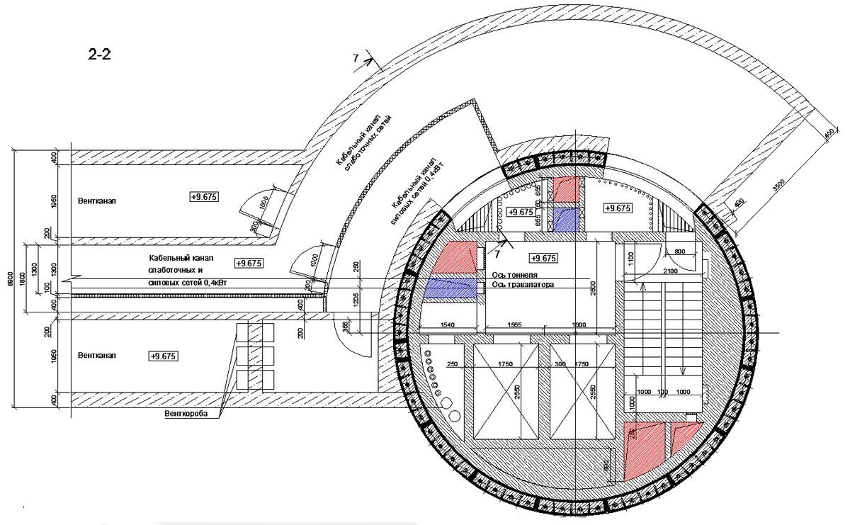 The bunkers have a ventilation system, sewerage and a fresh water supply, while the walls are 15-inch concrete shells, as shown in the diagrams