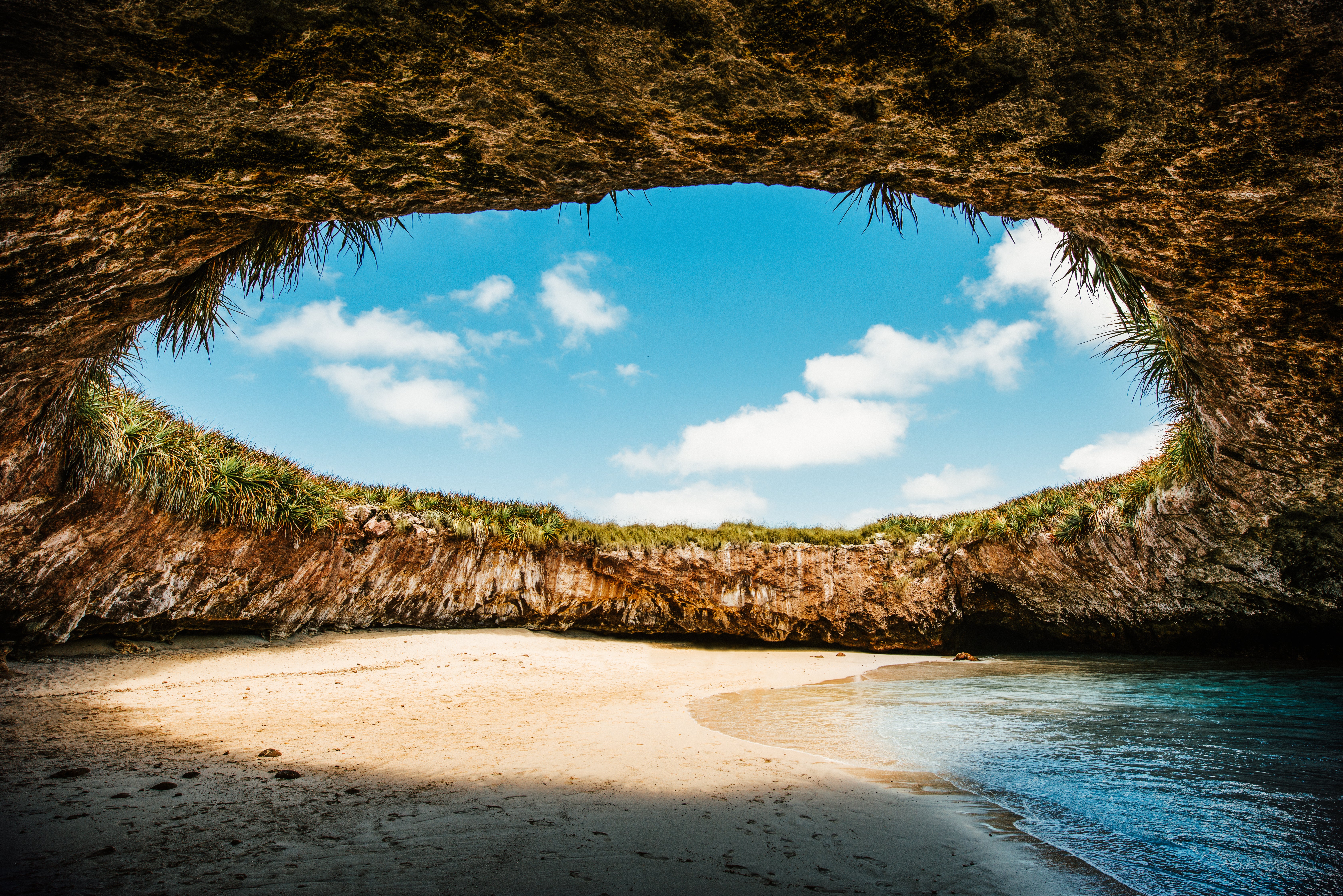 The Hidden Beach is tucked away in Islas Marietas