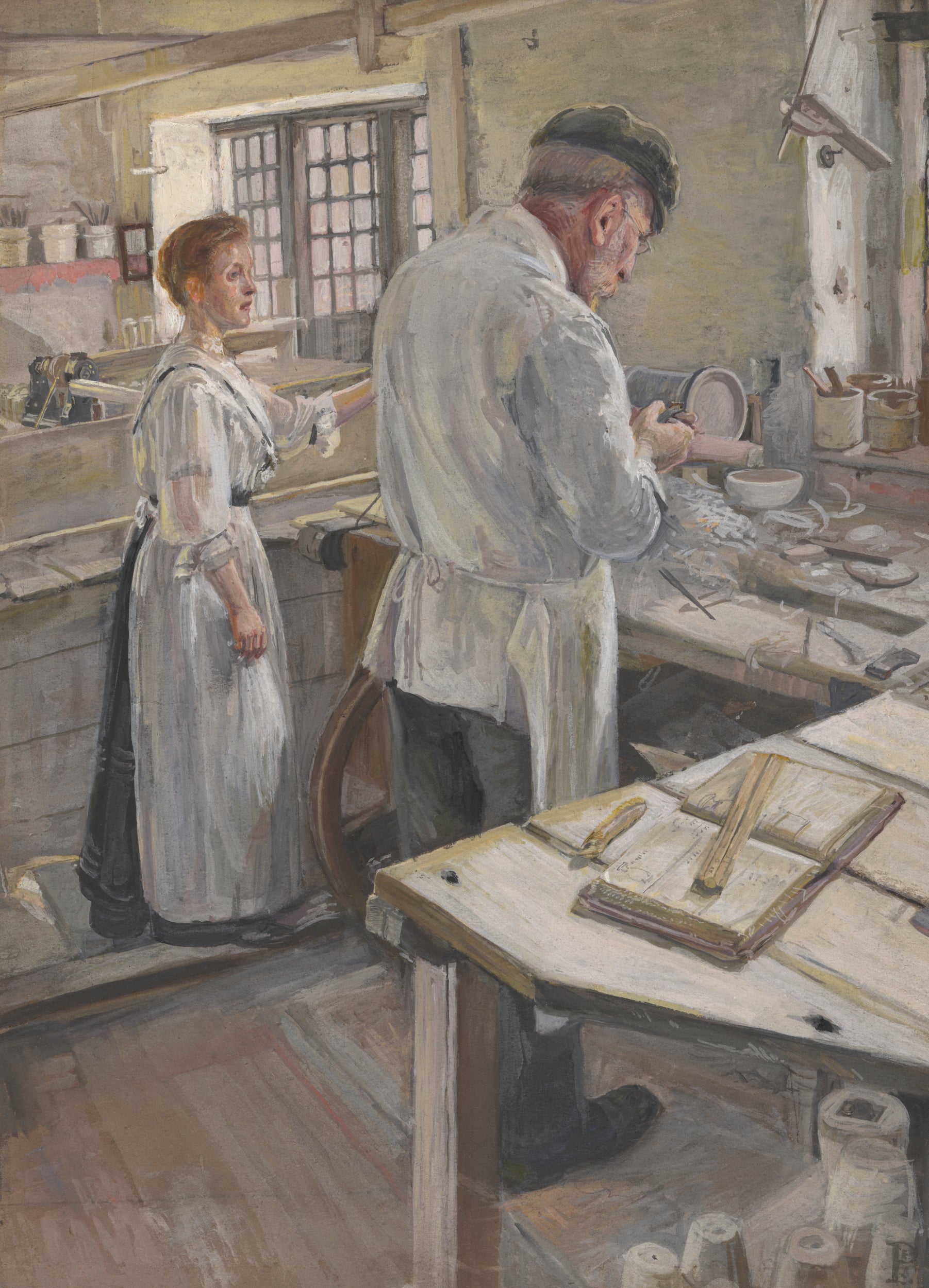 Sylvia Pankhurst’s ‘An Old-fashioned Pottery Turning Jasper-ware’ from 1907