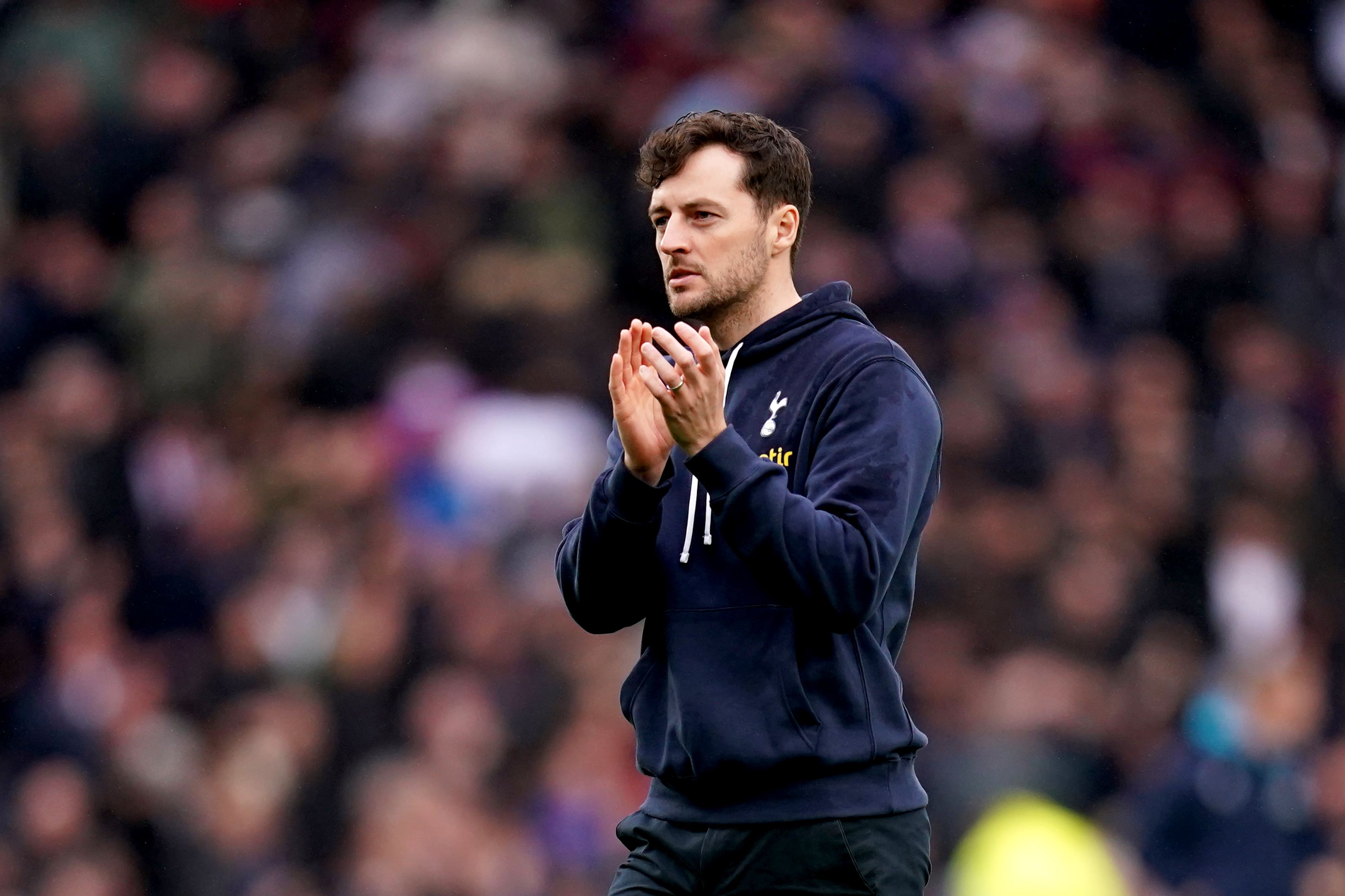 Tottenham interim manager Ryan Mason is focusing on Brentford and not on his future (John Walton/PA)