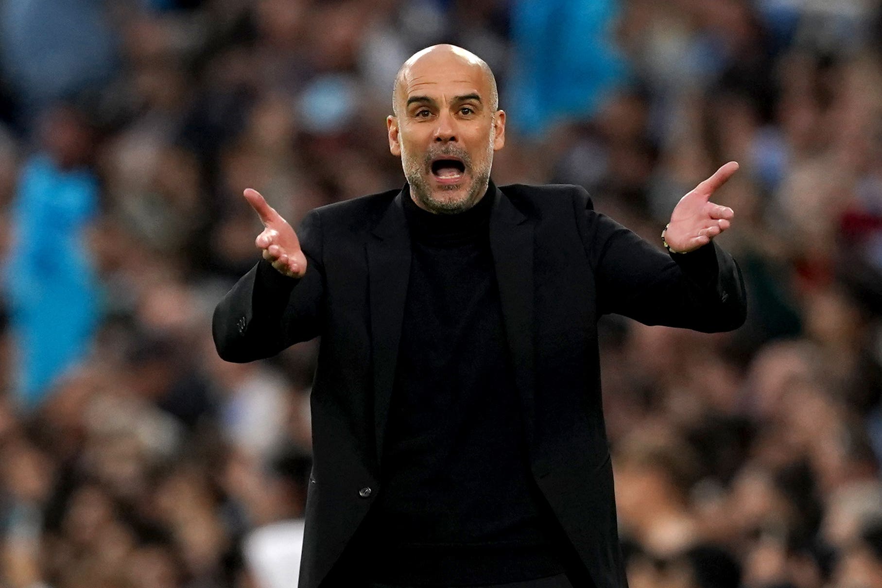 Manchester City manager Pep Guardiola (Martin Rickett/PA)