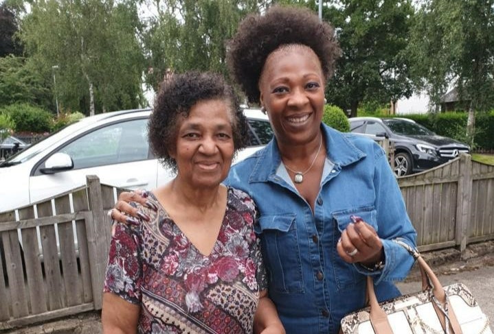 (L-R): Dawn Liburd mother, Vernice, passed away with dementia in August 2022