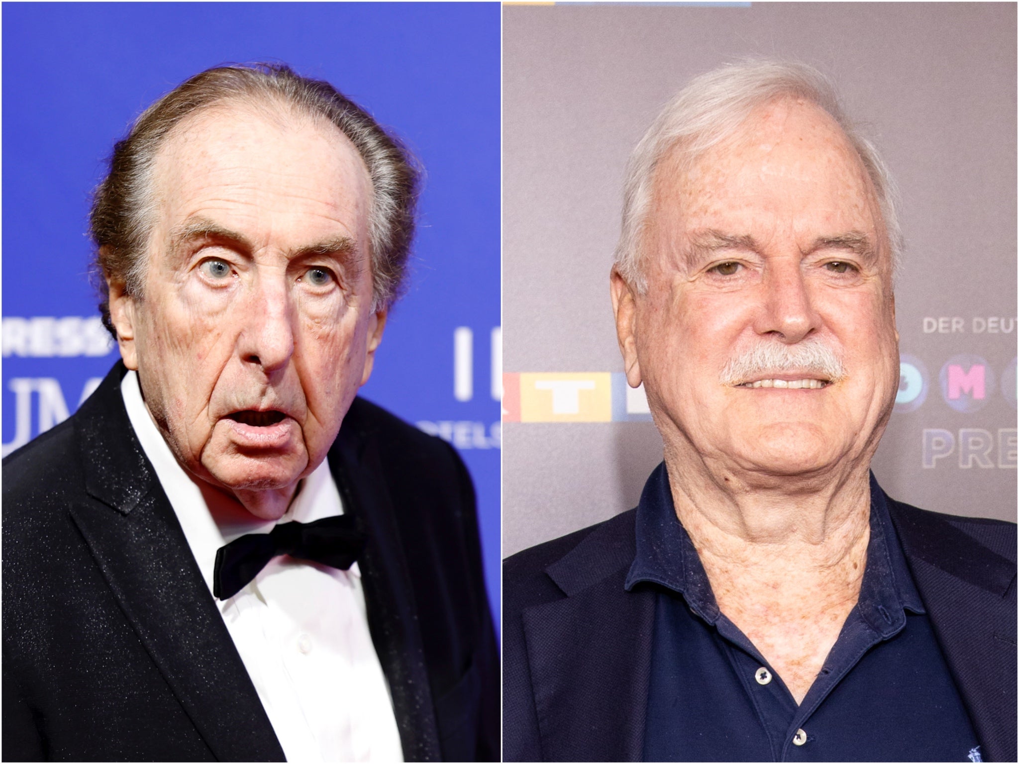 Eric Idle (left) and John Cleese