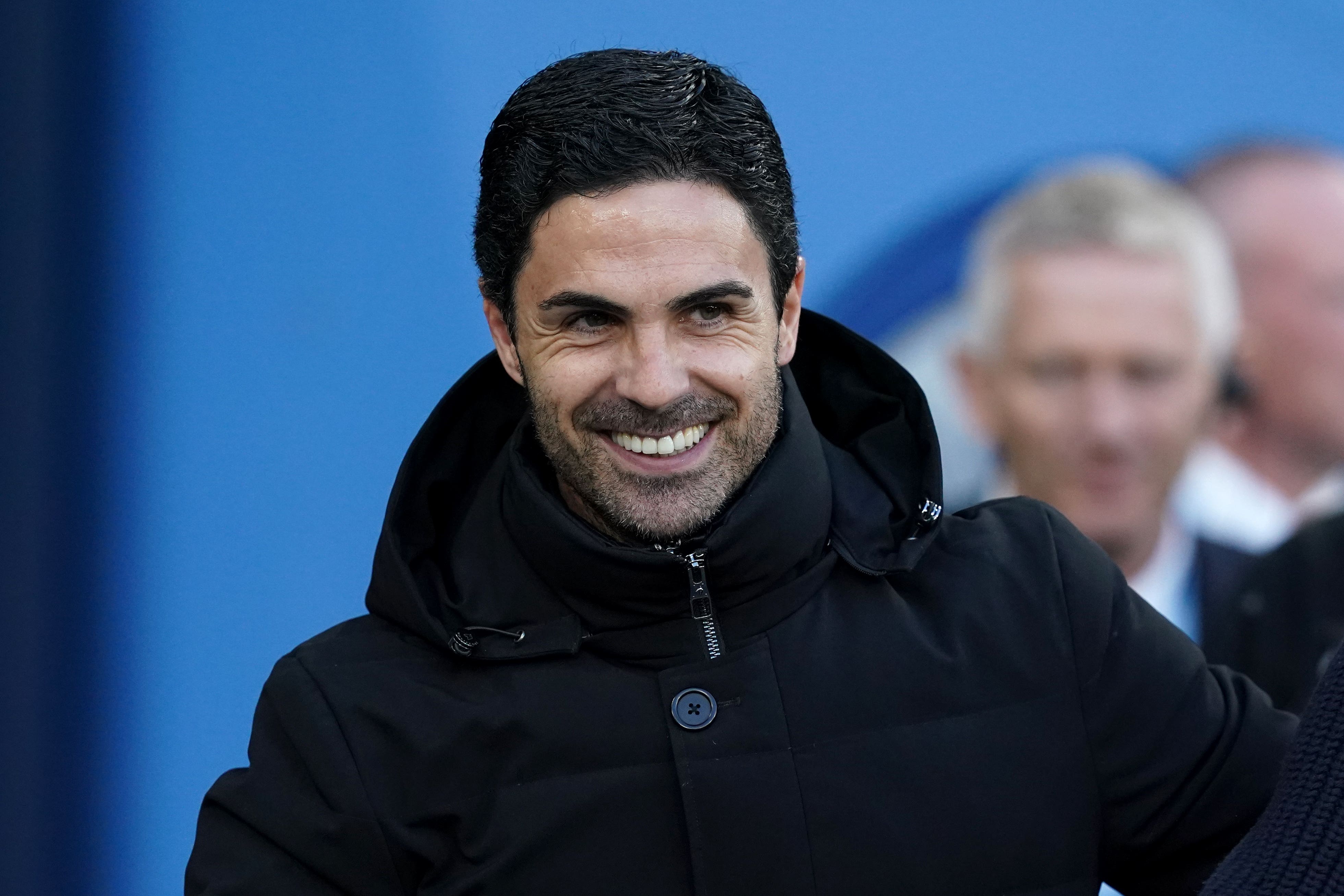 Mikel Arteta and Arsenal have a new dog called Win (Martin Rickett/PA)