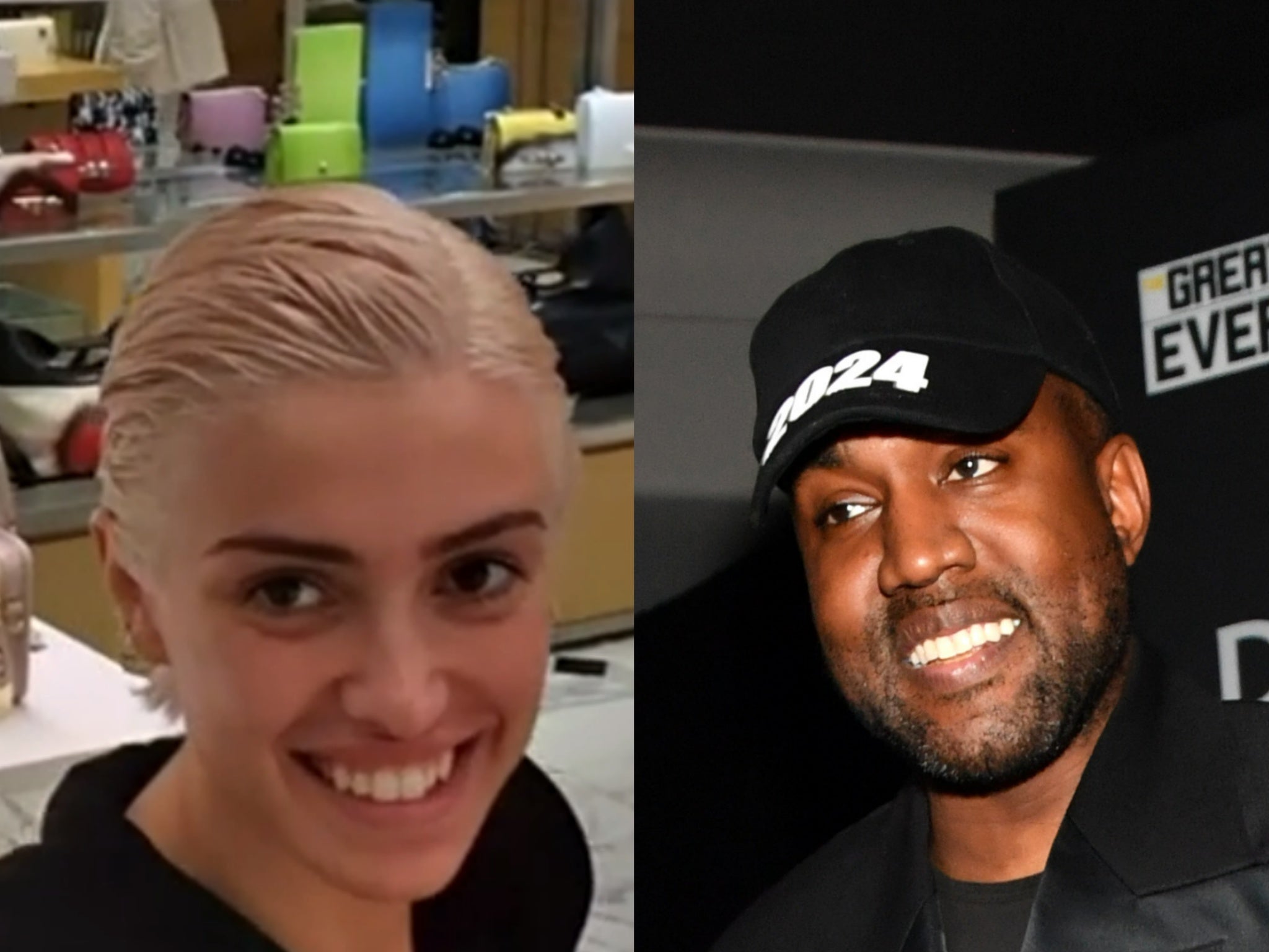 Bianca Censori and Kanye West