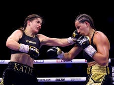 Katie Taylor beaten by Chantelle Cameron on Irish homecoming