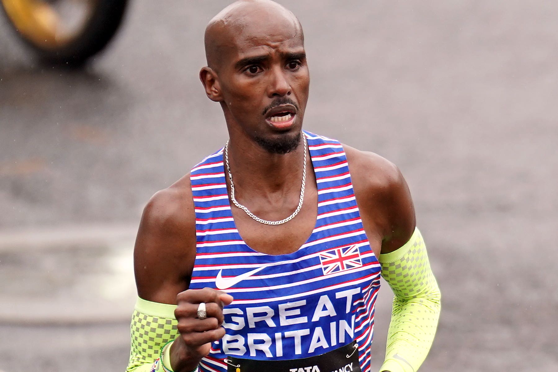 Sir Mo Farah ran in Manchester on Sunday (James manning/PA)