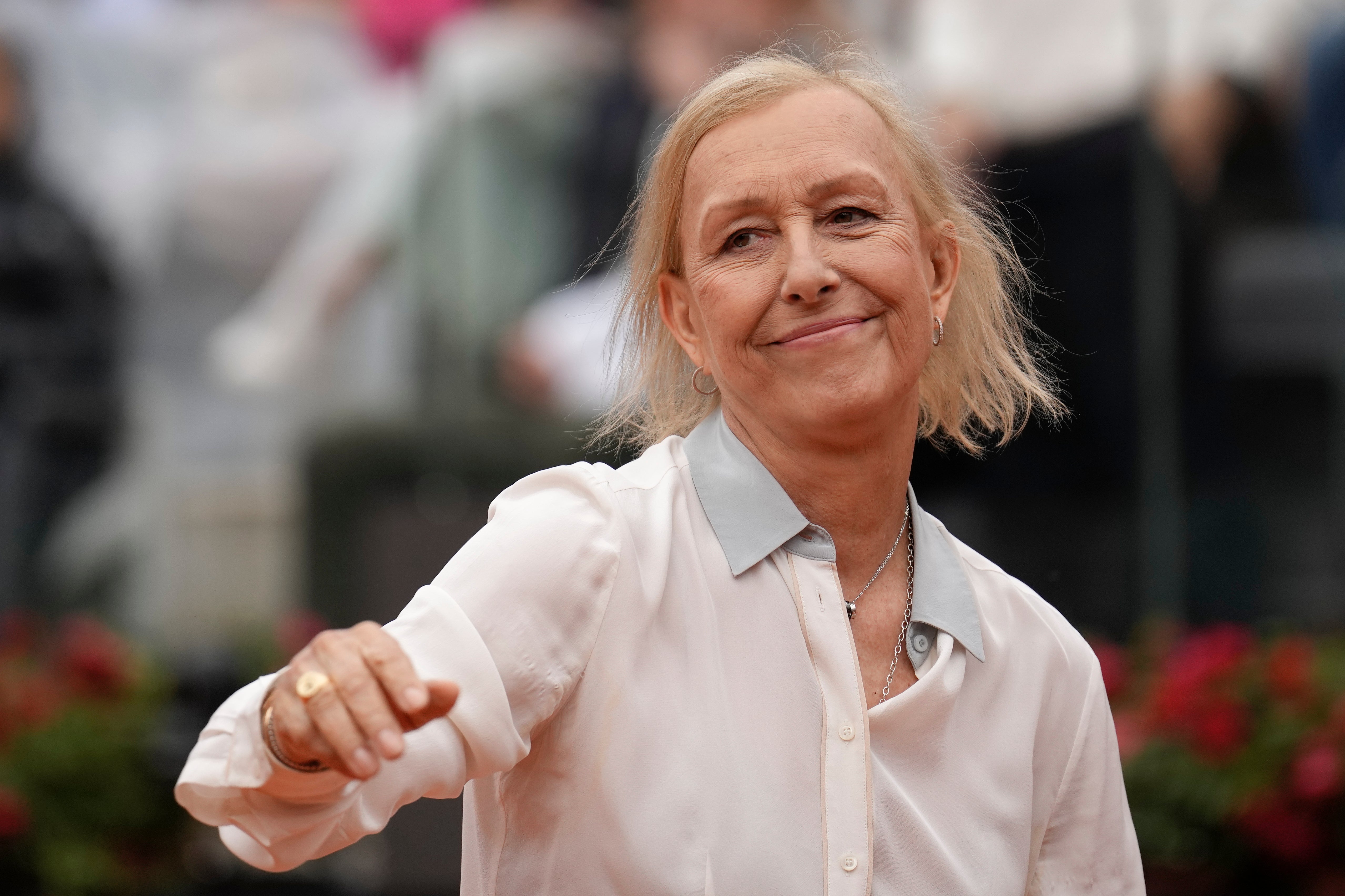Martina Navratilova labelled the delay ‘insane’
