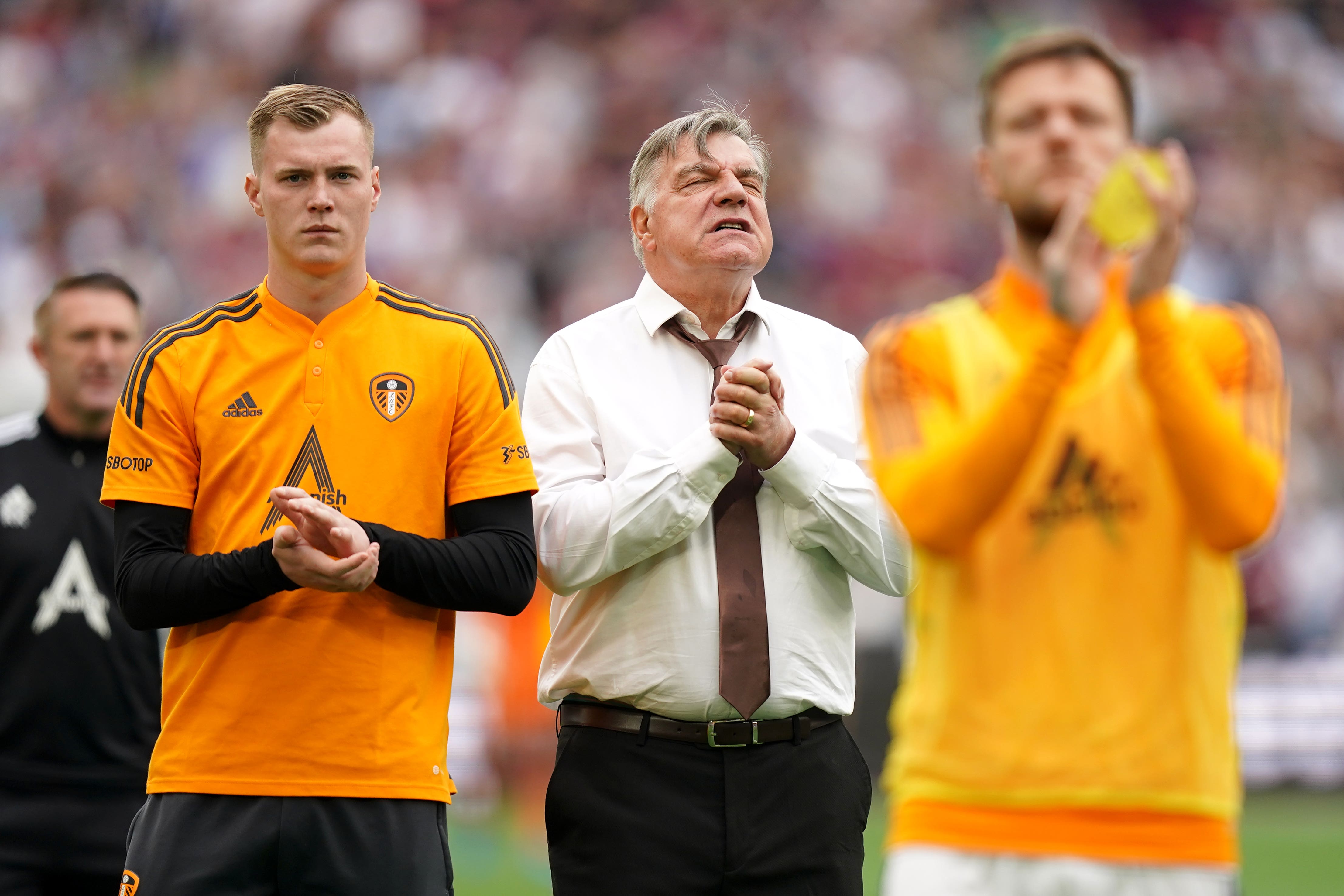 Sam Allardyce is yet to win a game in charge of Leeds (Mike Egerton/PA)