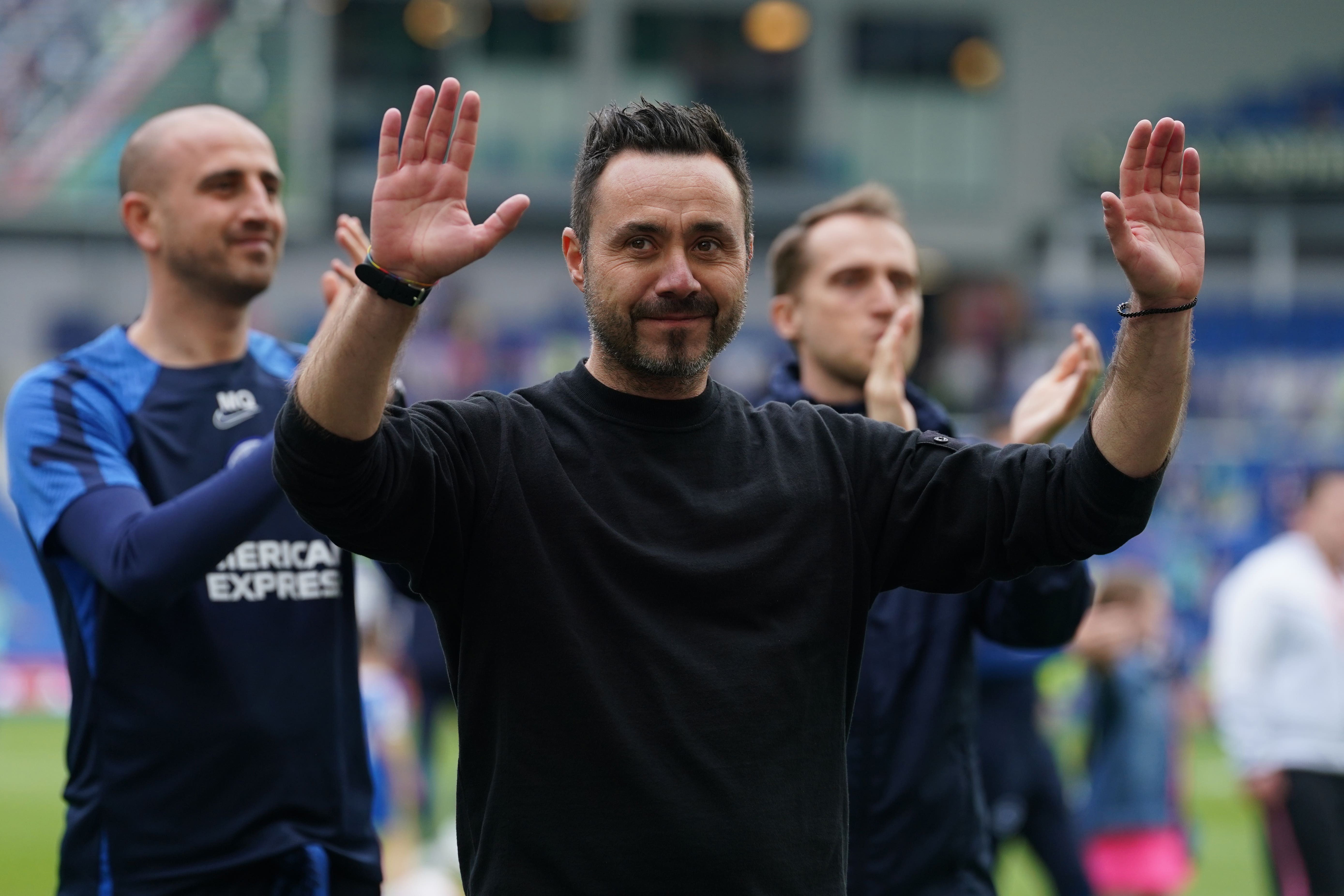 Roberto De Zerbi’s Brighton have qualified for Europe (Gareth Fuller/PA)