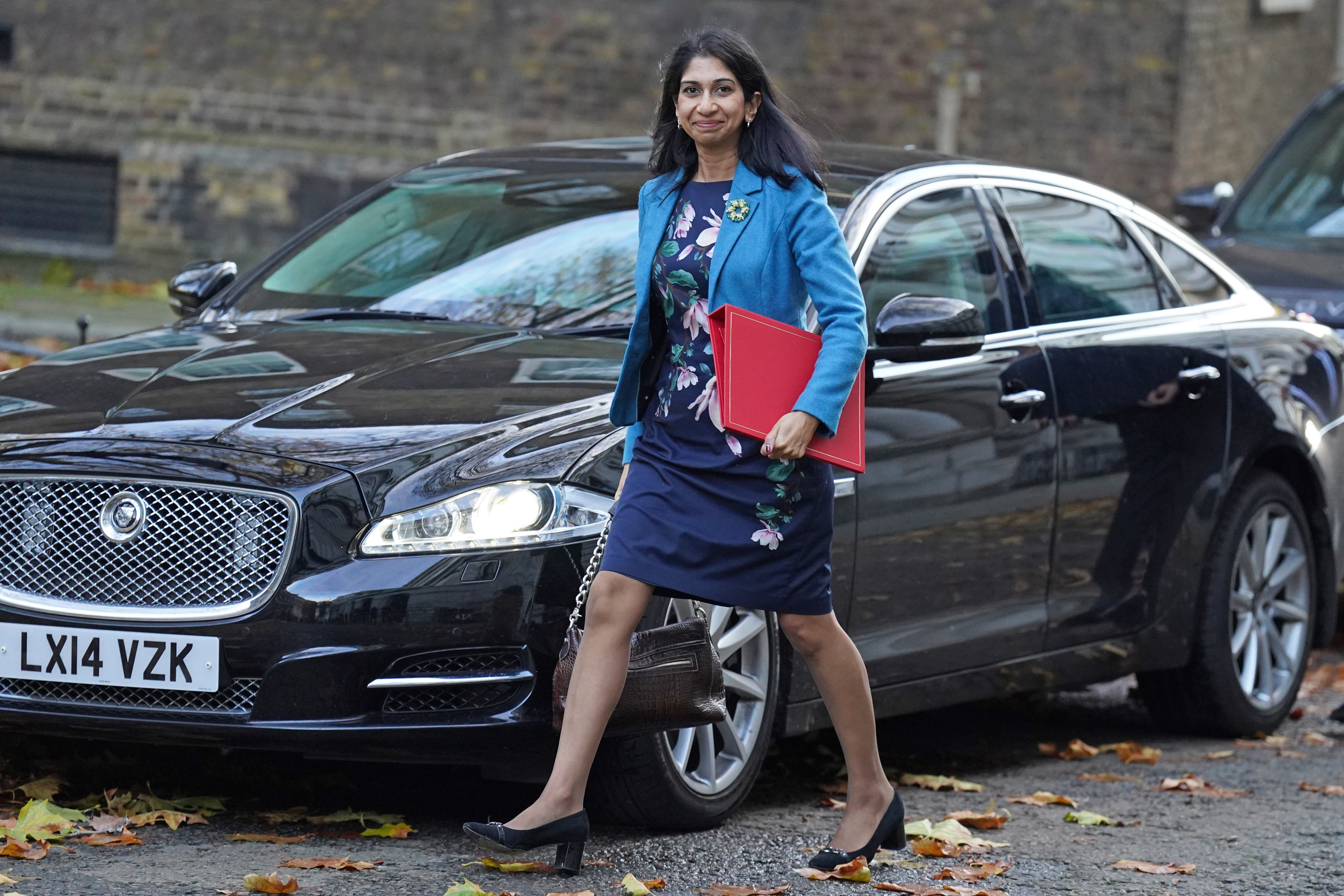 Home Secretary Suella Braverman is likely to face question on how she handled a speeding ticket (Stefan Rousseau/PA)