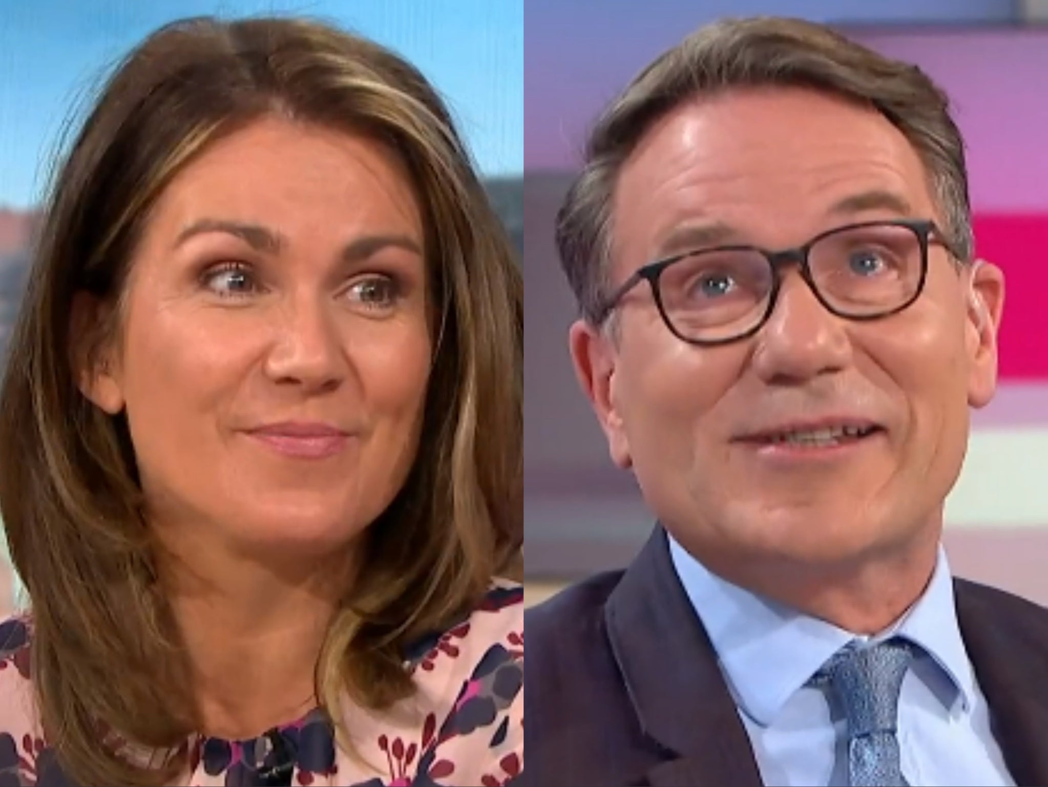 Susanna Reid and Richard Arnold