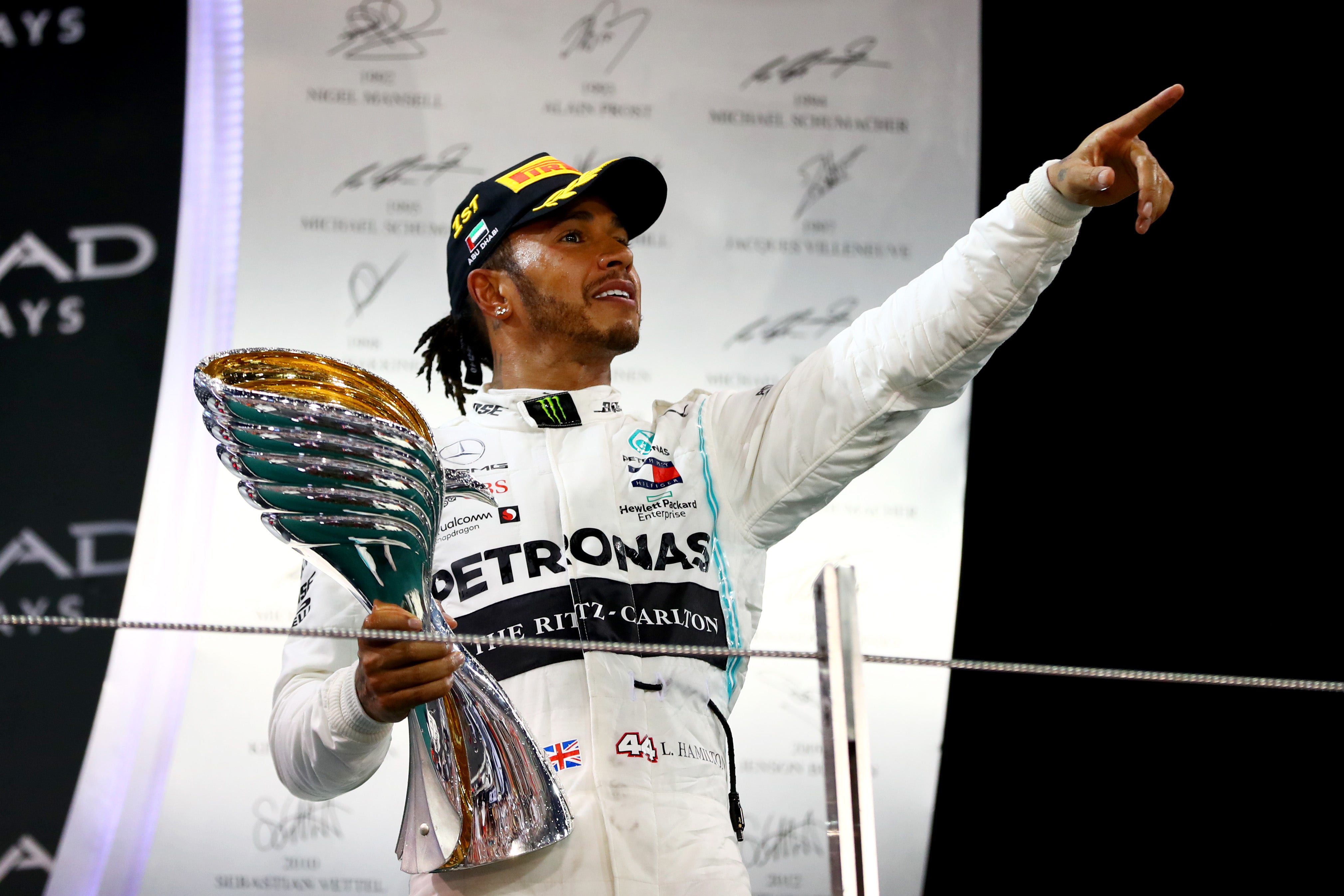 Hamilton has won six of his seven world titles at Mercedes