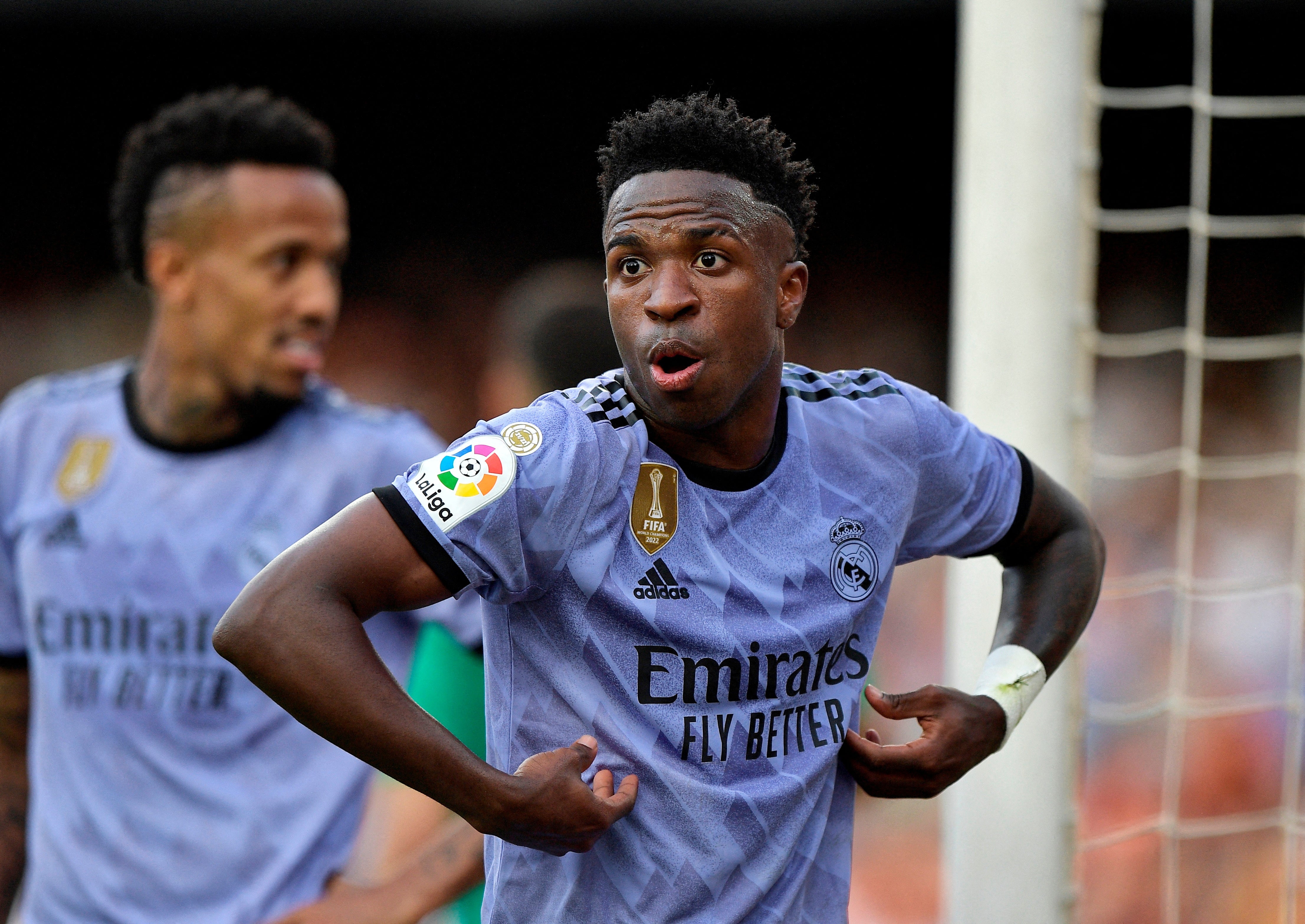 Vincius Jr imitated the racist abuse he was subjected to against Valencia