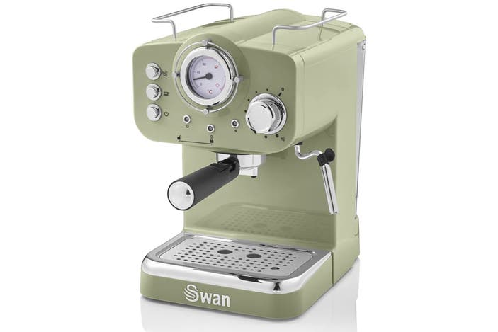 Swan retro pump coffee machine