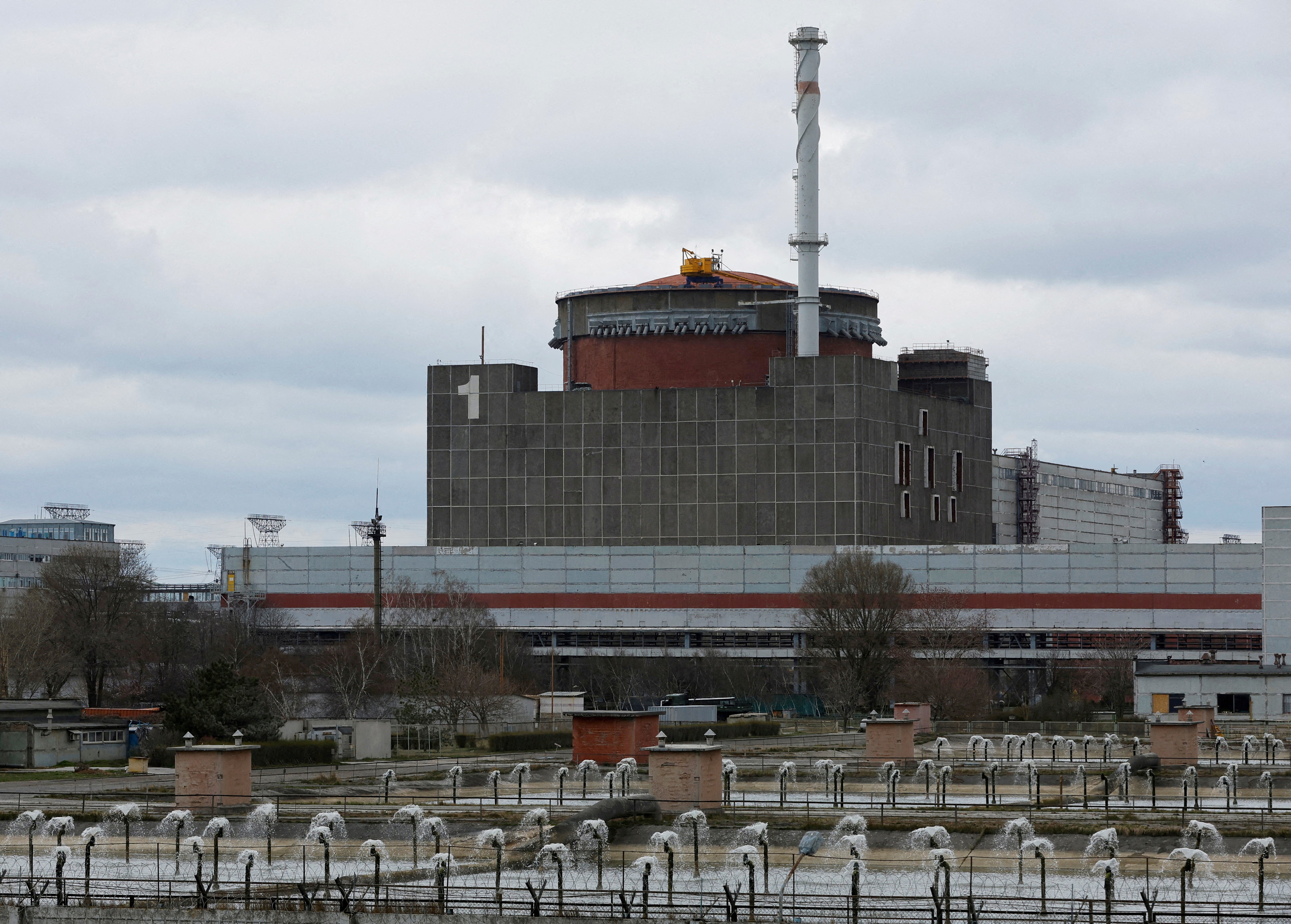 The Zaporizhzhia power plant is one of the 10 biggest atomic power stations in the world