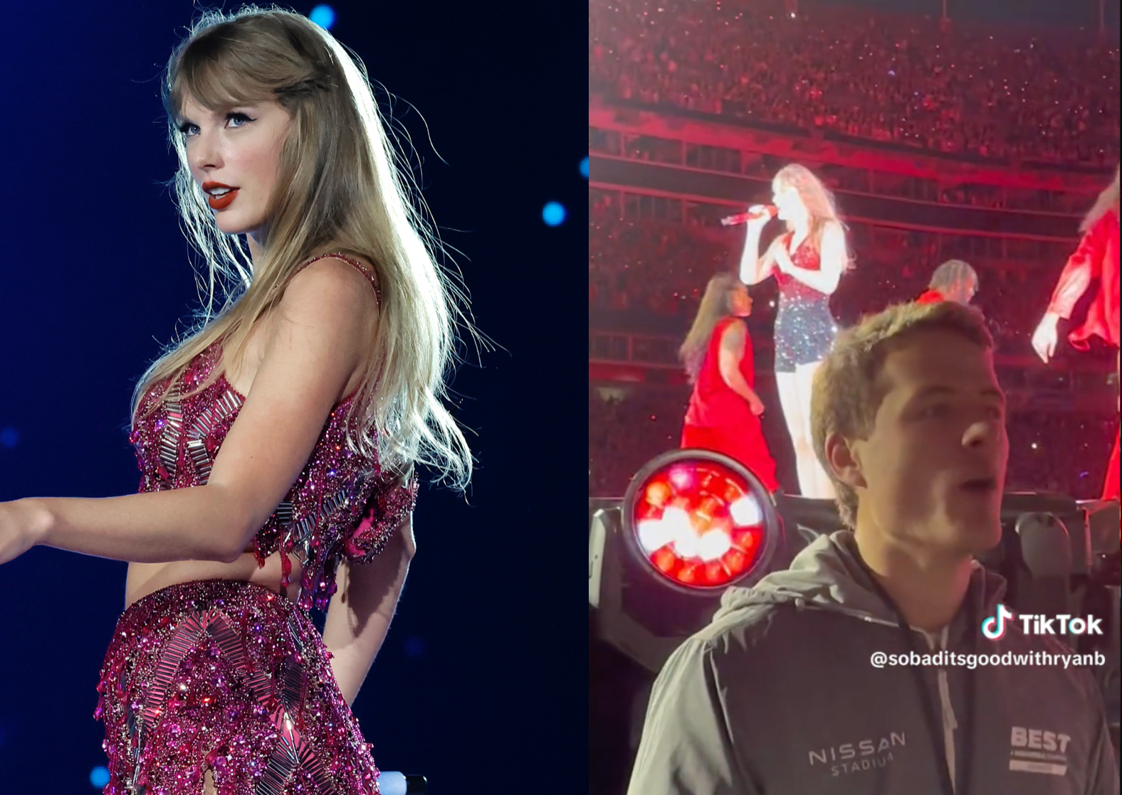 Taylor Swift fan who failed to get Eras tour tickets becomes security guard at Nashville stadium to see show