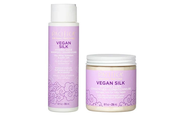 Pacifia vegan silk hydro luxe shampoo and conditioner