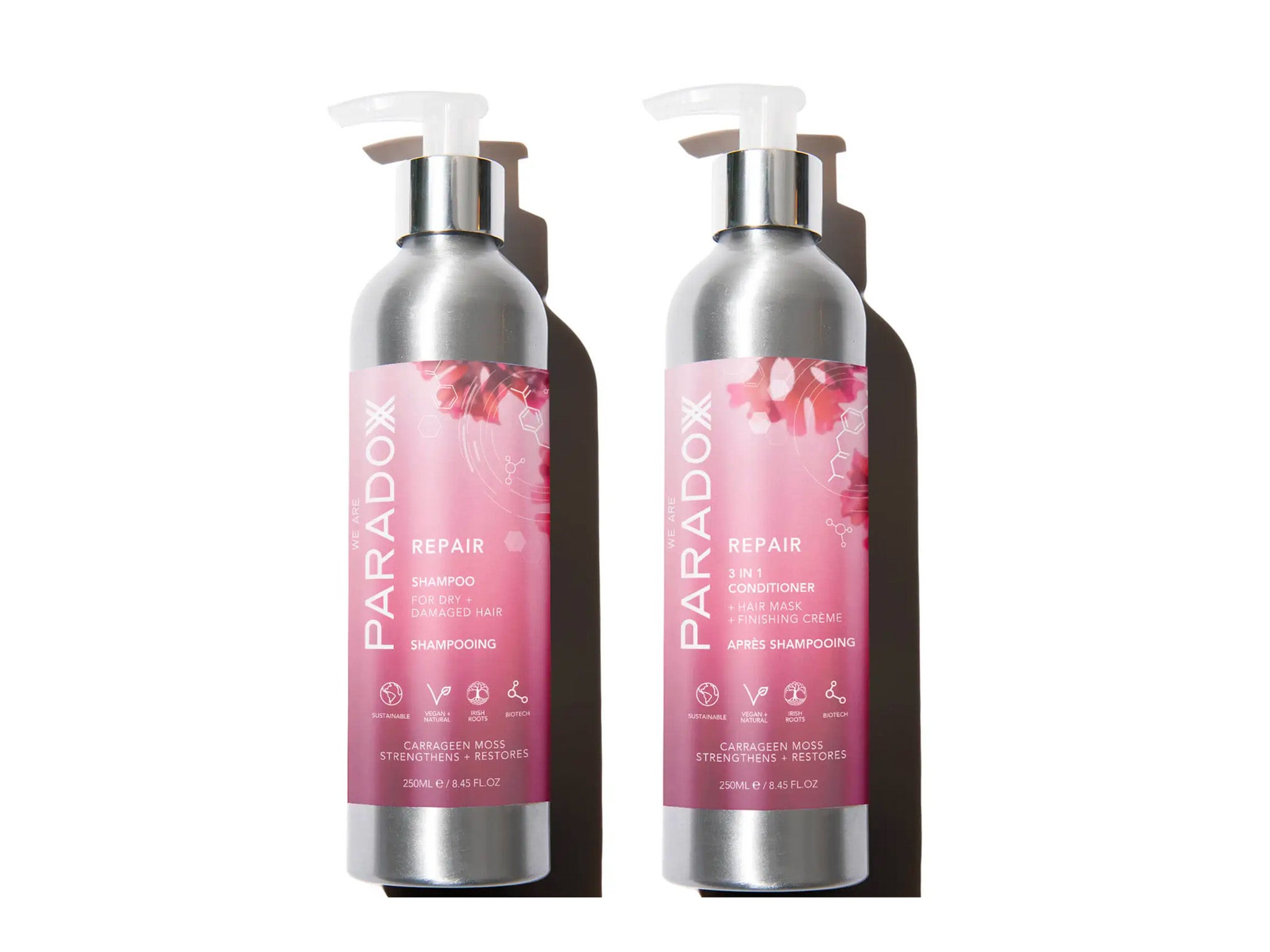 We Are Paradoxx repair shampoo and conditioner 