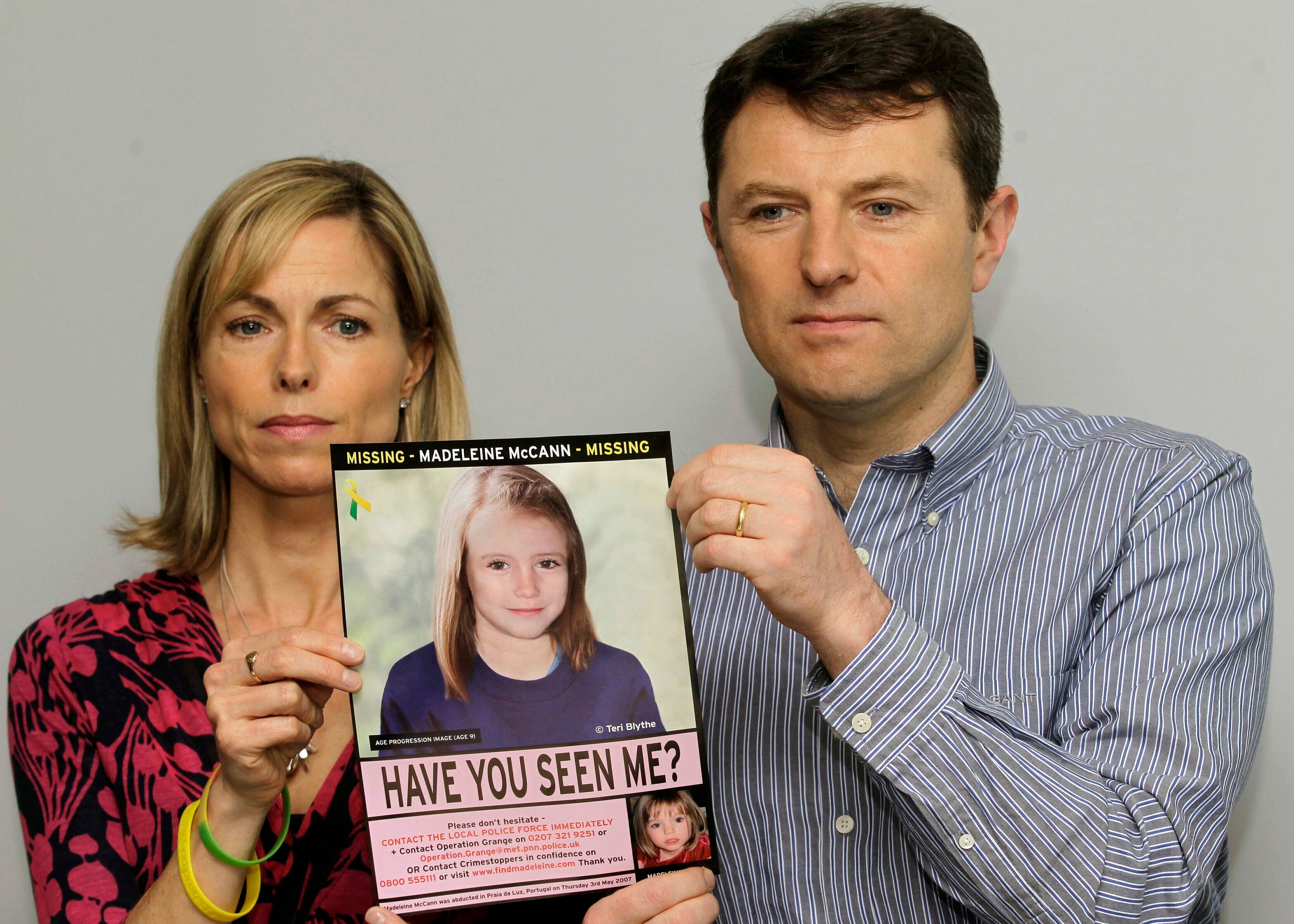 Kate and Gerry McCann continue to hold out hope after 16 years