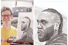 Typewriter artist ‘pleasantly surprised’ Burna Boy liked his depiction of him