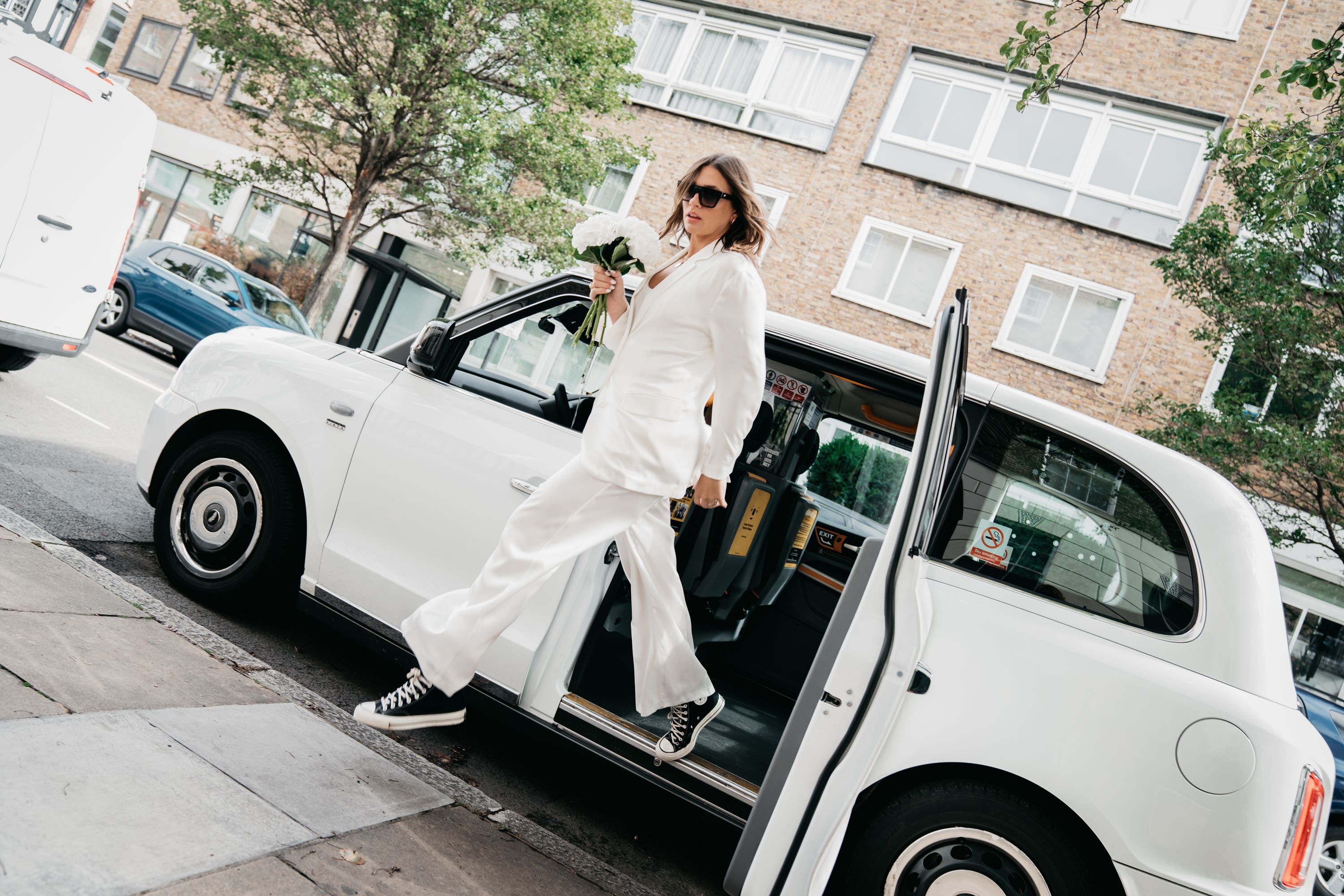 Bridal suits are a major trend this season (The Summer Edit/PA)