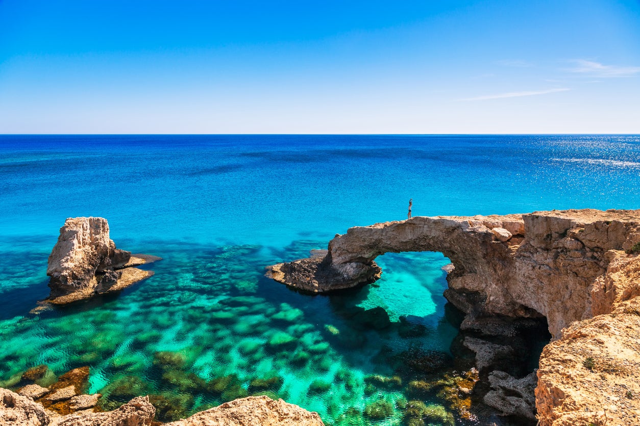 A rock arch near Cavo Greco, Ayia Napa